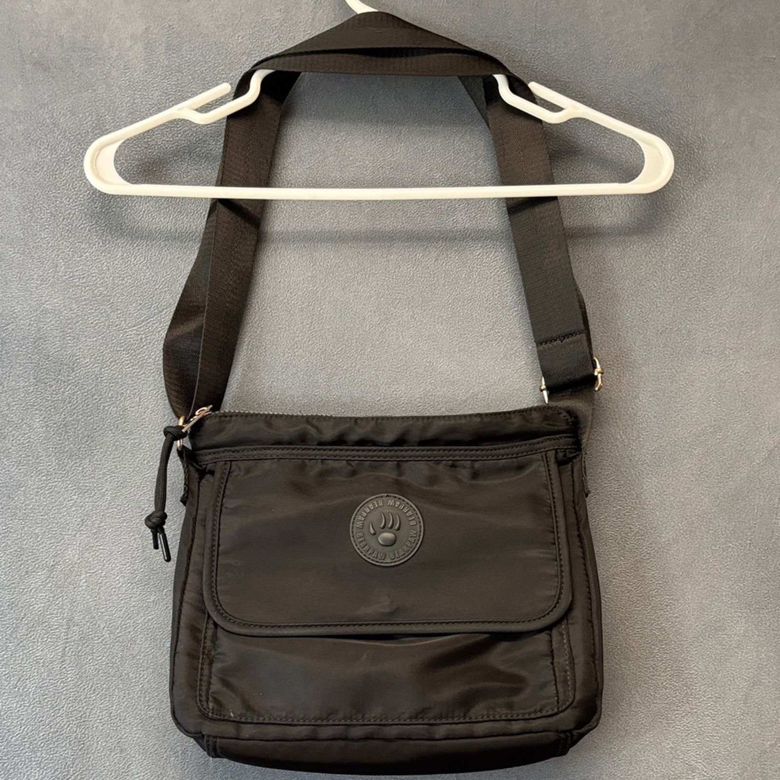 Other Bearpaw Black Nylon Crossbody Bag Adjustable Strap Light Size ONE SIZE - 1 Thumbnail