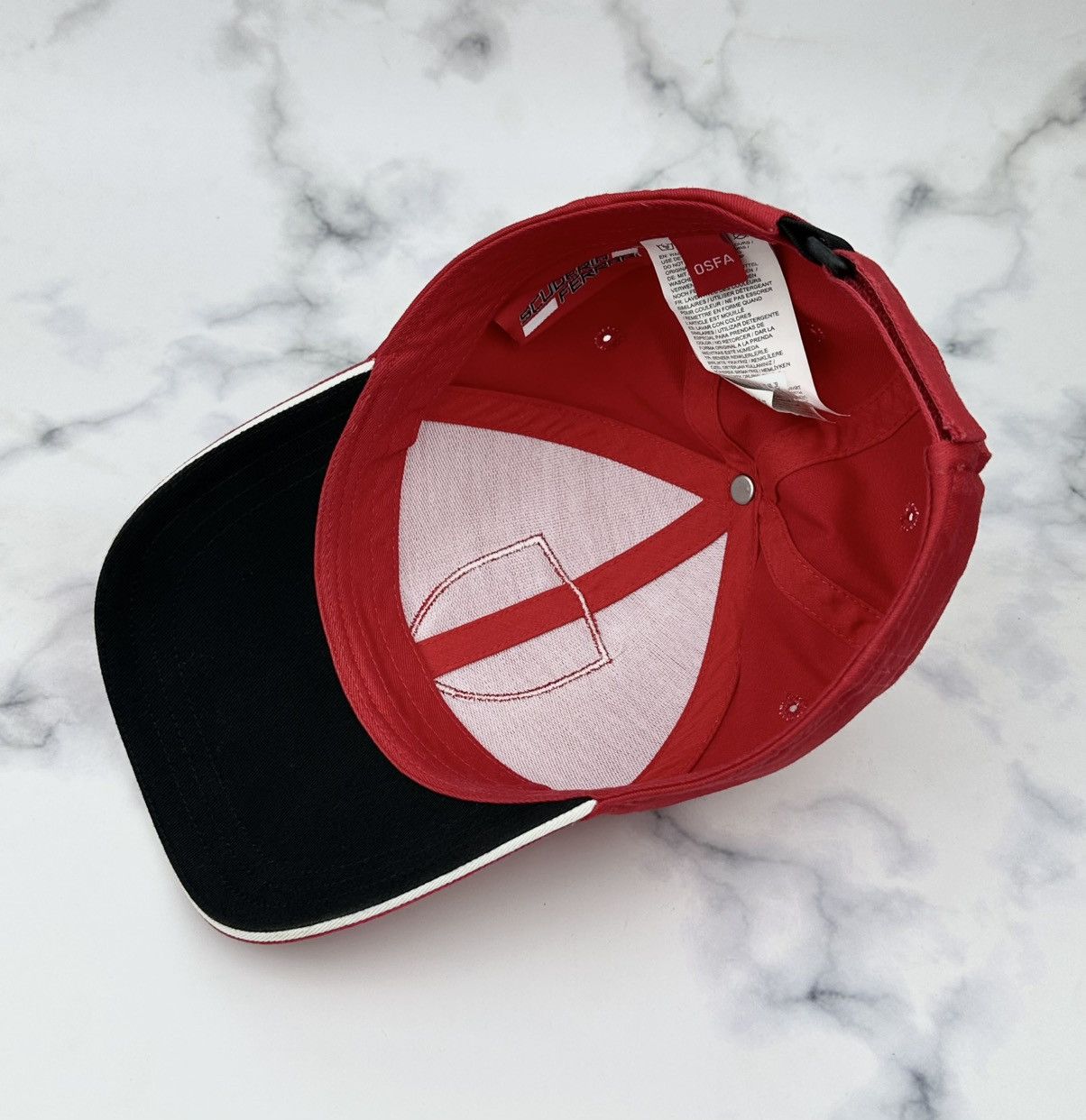 Ferrari Scuderia Ferrari Vintage Racing Men’s Baseball Cap One Size Size ONE SIZE - 6 Thumbnail