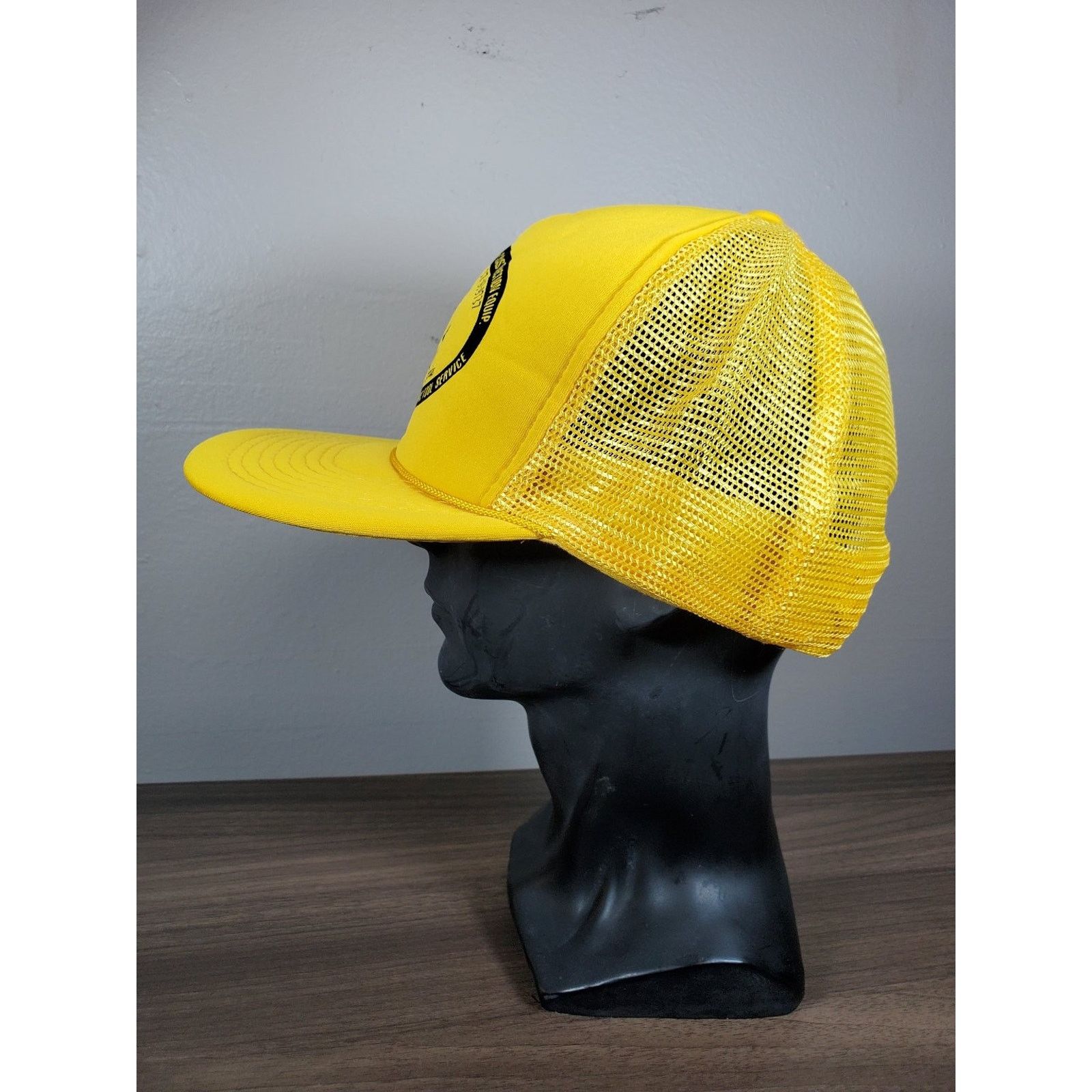 Vintage LeRoy's Repair & Rental Mesh Trucker Hat Yellow Snapback Cap Size ONE SIZE - 4 Thumbnail