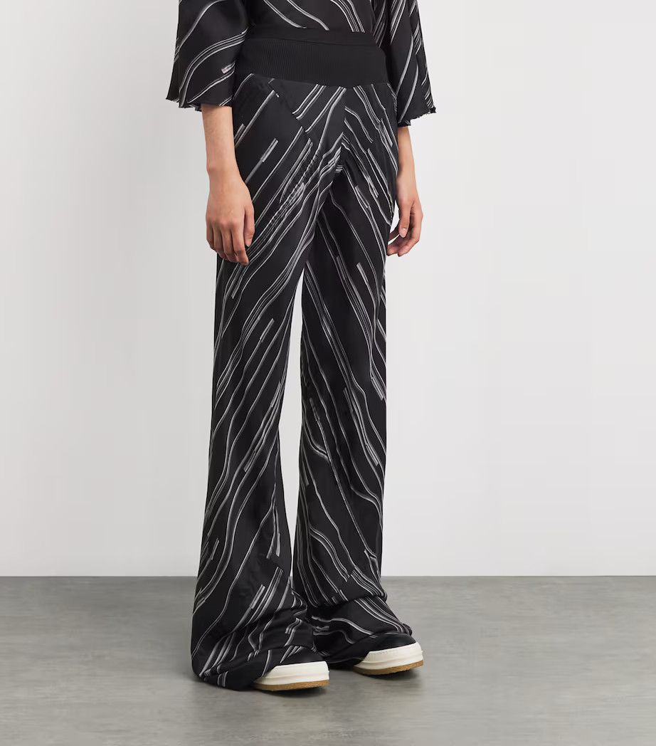 Rick Owens o1y0126 Sweatpant in Black/White Size 28" / US 6 / IT 42 - 2 Thumbnail