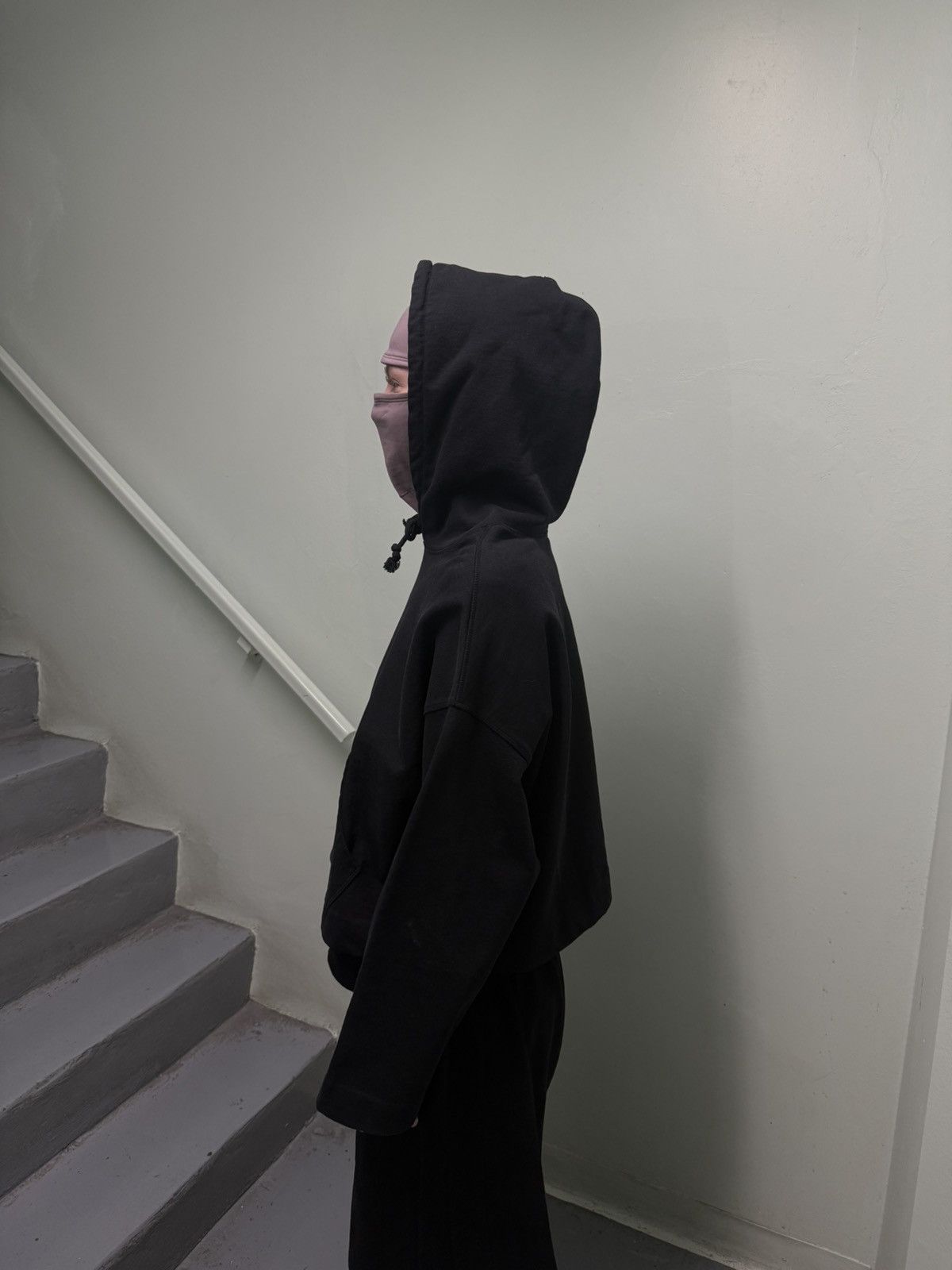 Acne Studios Acne Studios Stockholm ‘Black’ Cropped Hoodie Size XXS / US 00 / IT 34 - 3 Thumbnail