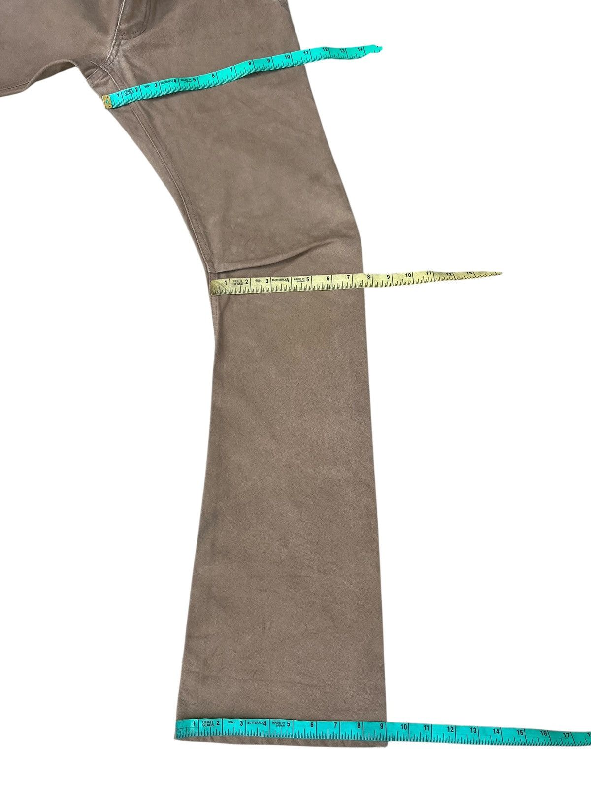 Kazuyuki Kumagai Attachment Attachment Japan Patina Waxed Cotton Duck Flare Cargo Pant Size US 29 - 5 Thumbnail