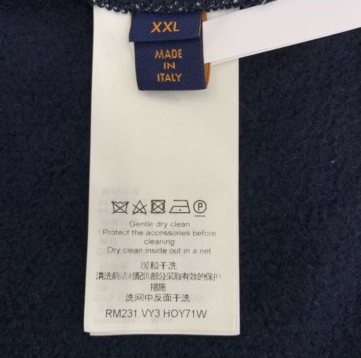 Louis Vuitton Louis Vuitton Lv 23 logo blue jacket 2412-Nextarrow Size US XXL / EU 58 / 5 - 4 Thumbnail