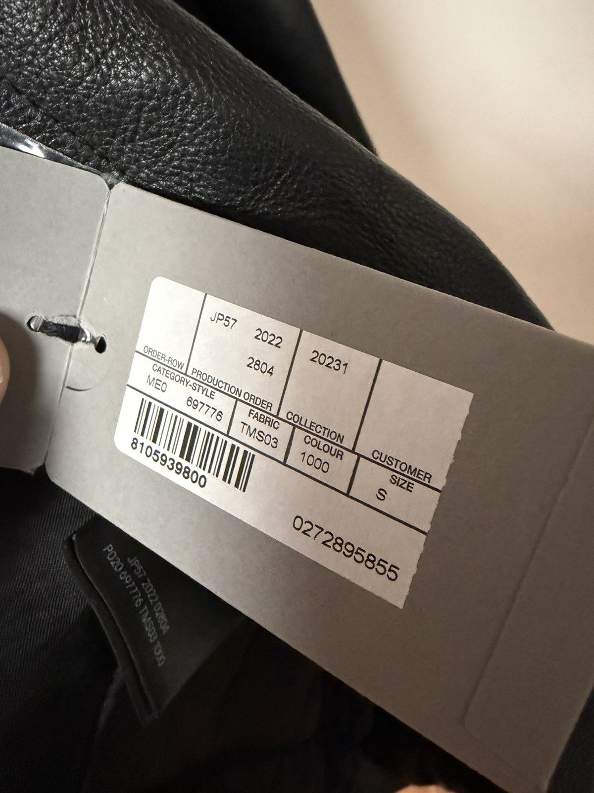 Balenciaga NEW - Summer 23 Buffalo Denim Style Trucker Leather Jacket S Size US S / EU 44-46 / 1 - 10 Thumbnail