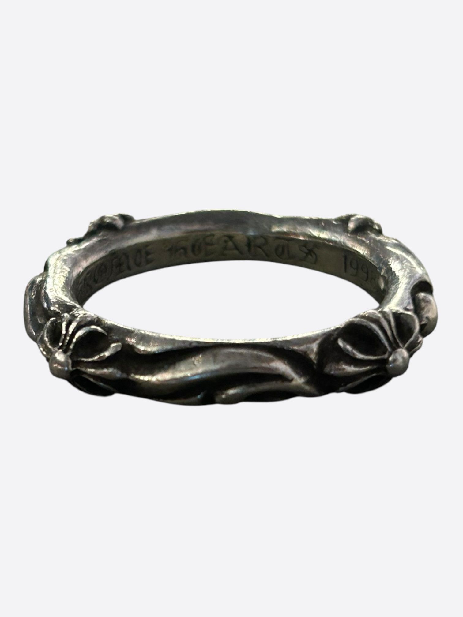 Chrome Hearts Chrome Hearts Silver SBT Plus Cross Ring Size ONE SIZE - 4 Thumbnail