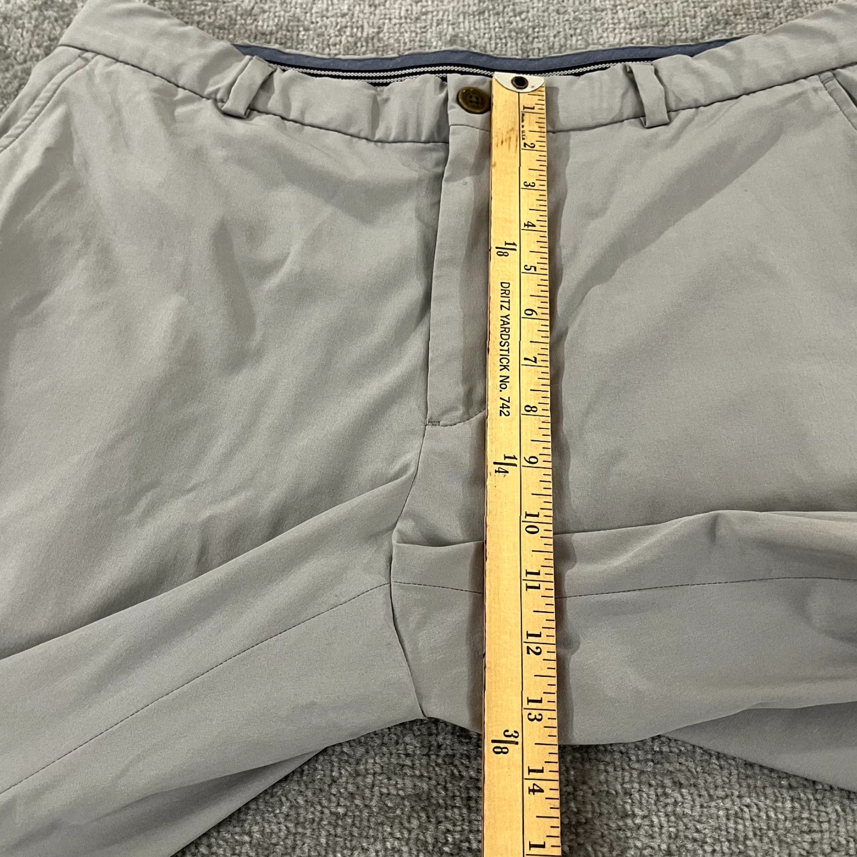Brooks Brothers BROOKS BROTHERS Pants Mens 38x32 Gray Golf 5-Pocket Performance Stretch Casual Size US 38 / EU 54 - 6 Thumbnail