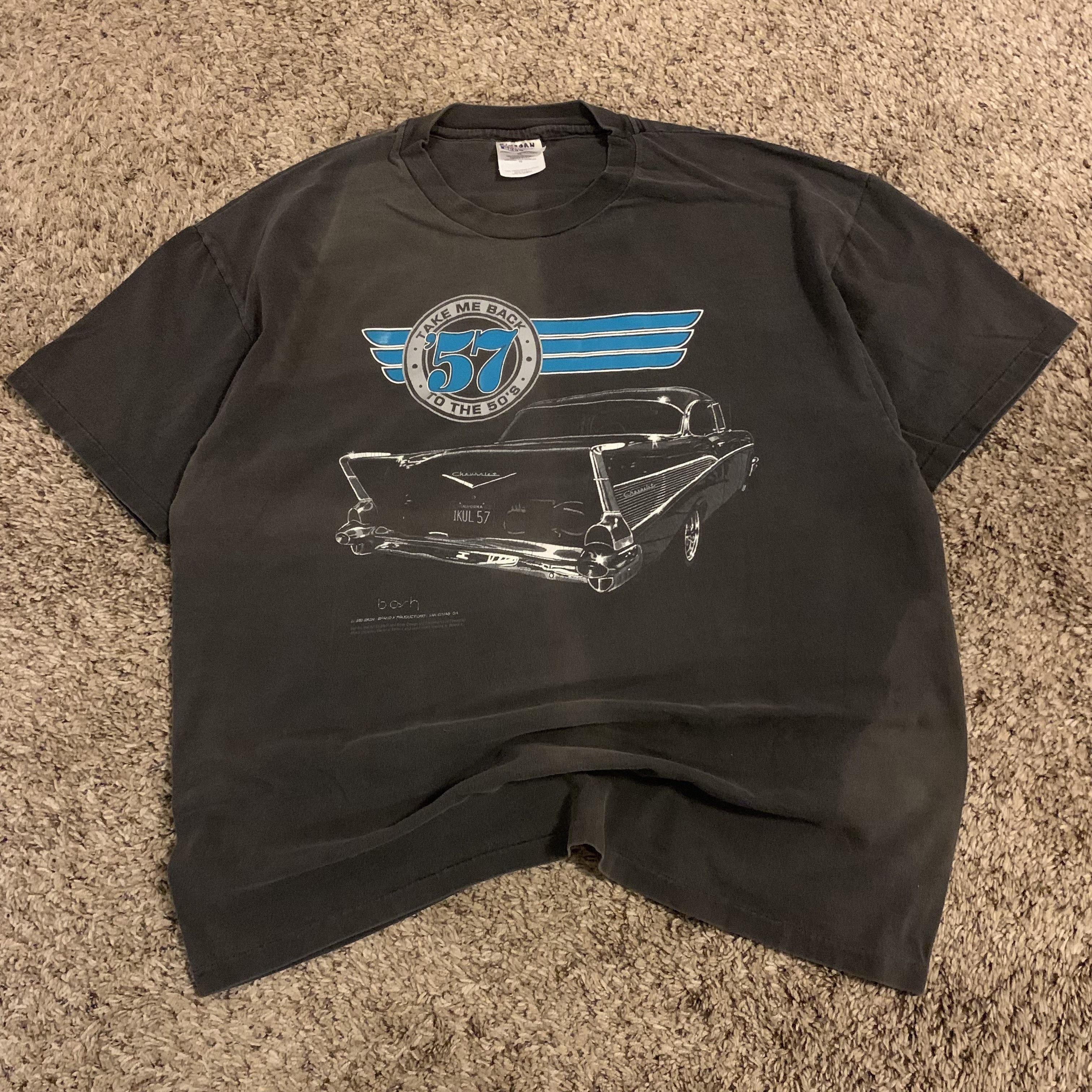 Hanes VINTAGE CHEVY T-SHIRT Size US XL / EU 56 / 4 - 1 Thumbnail