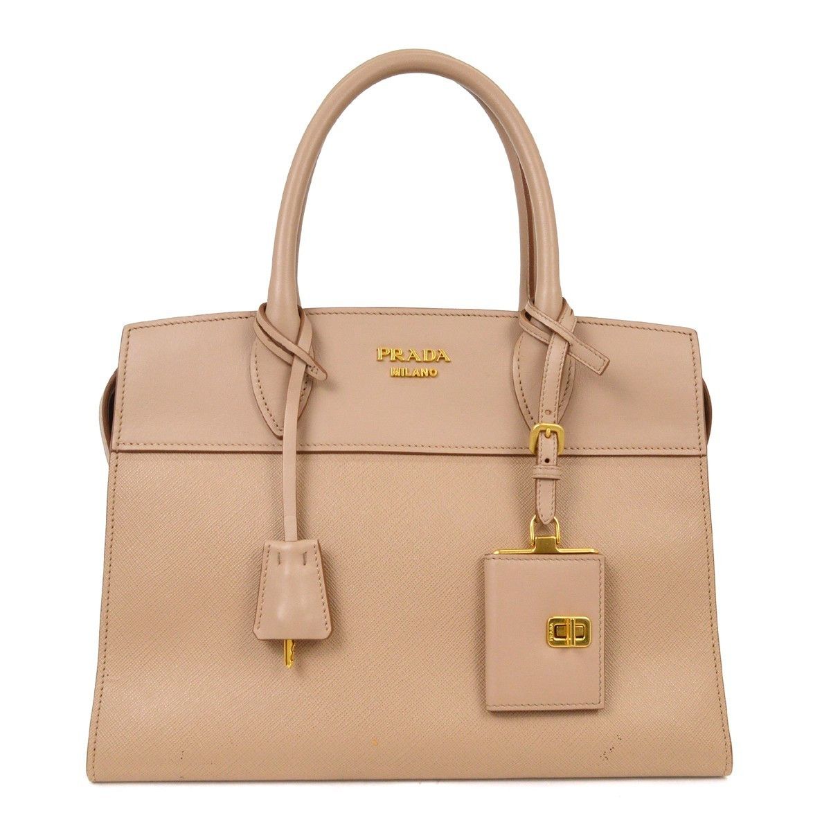 Prada Prada Esplanade Tote Saffiano with City Calf Size ONE SIZE - 1 Thumbnail