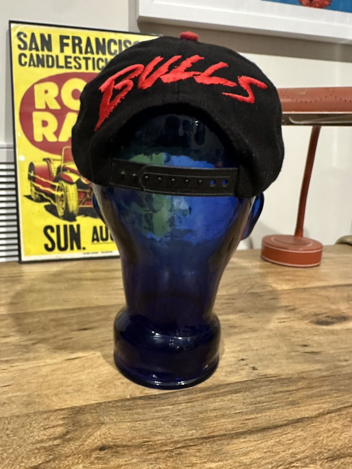NBA Vintage Chicago Bulls Snapback with Rear Spellout Size ONE SIZE - 4 Thumbnail
