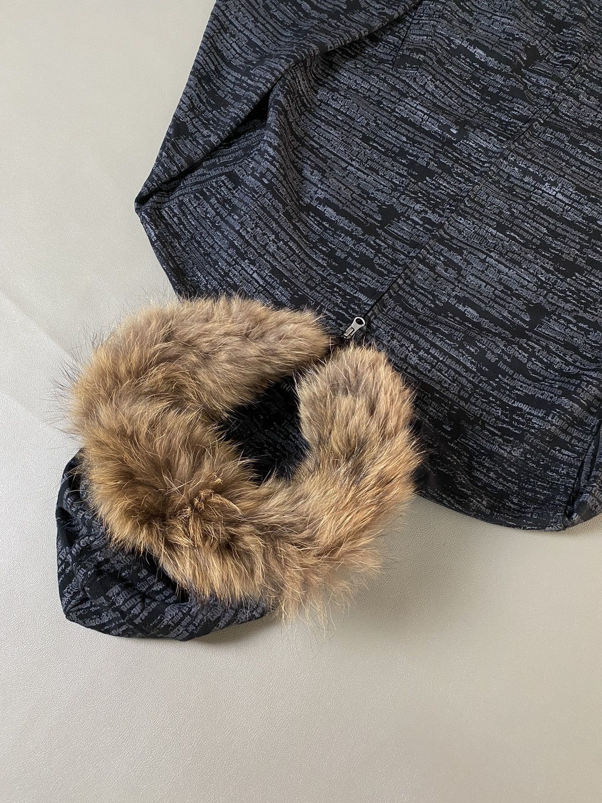 Hysteric Glamour DopeH Poem Fullprint Fur Hoodie IfsixLgb Style Size US L / EU 52-54 / 3 - 2 Thumbnail