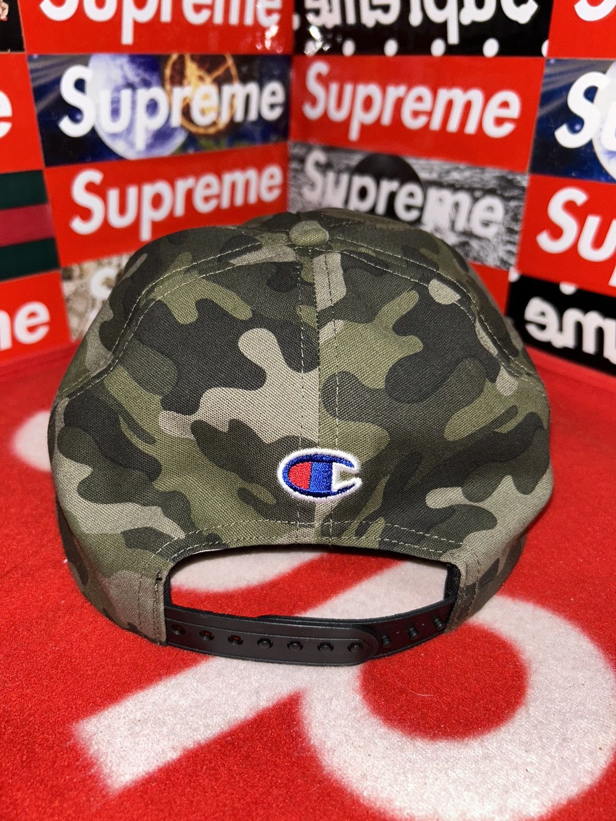 Champion CHAMPION CAMO MILITARY GREEN ADJUSTABLE STRAP CAP HAT Size ONE SIZE - 4 Thumbnail
