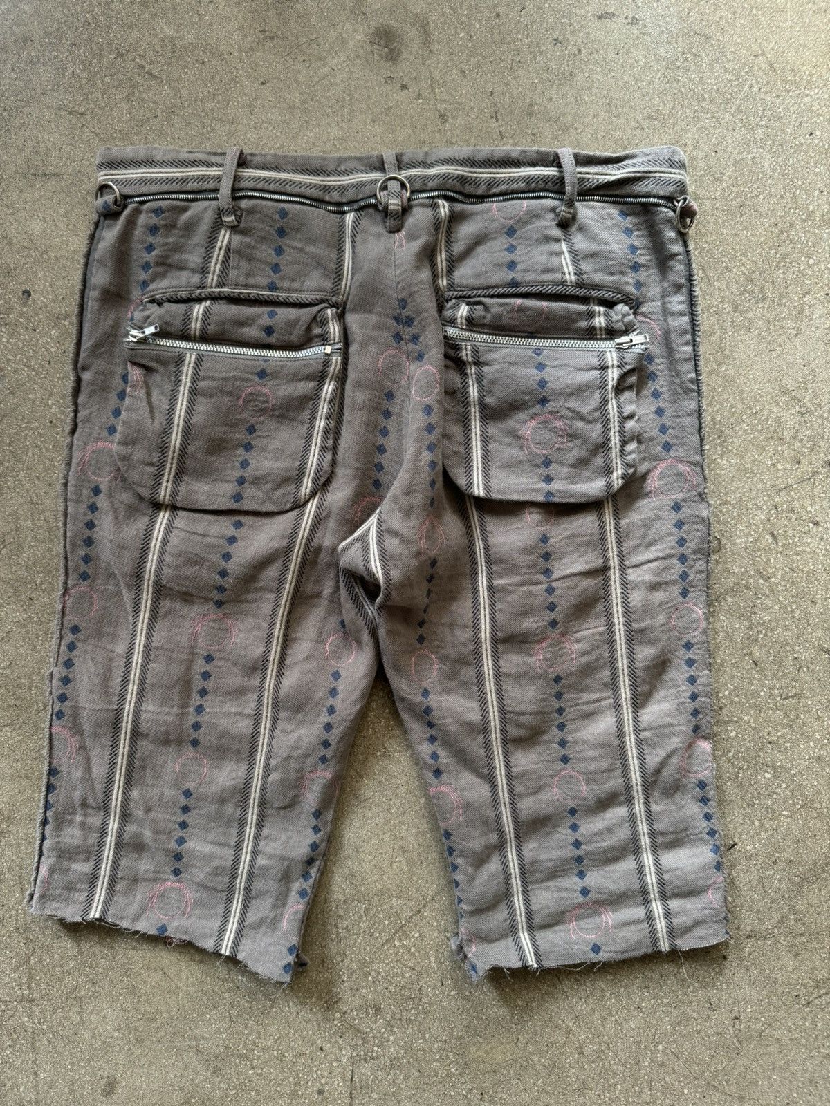 Undercover 2003 Undercover Scab Giz Patchwork Bondage Shorts Size US 31 - 3 Thumbnail