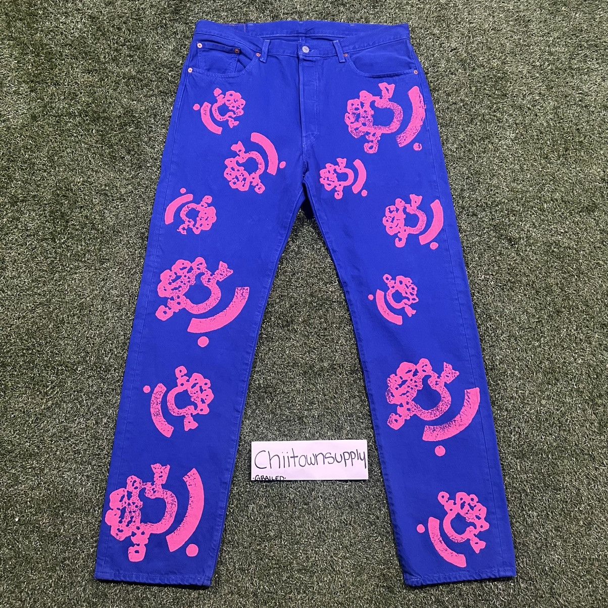 (B).Stroy × DENIM TEARS Denim Tears Bstroy Tears 501 Jeans Size 38 Size US 38 / EU 54 - 2 Thumbnail