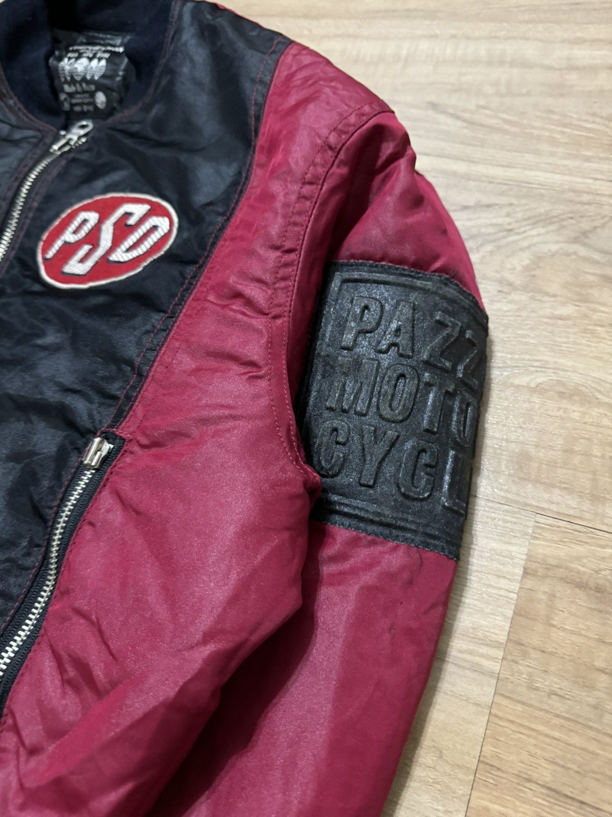 Other Vintage Pazzo Reversible Patchworks Bikers Jacket Size US M / EU 48-50 / 2 - 6 Thumbnail