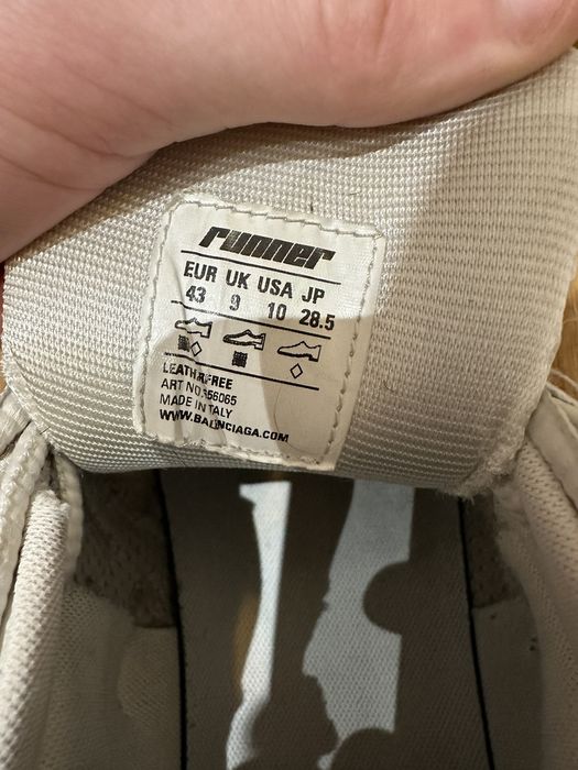 Balenciaga Balenciaga white runner | Grailed