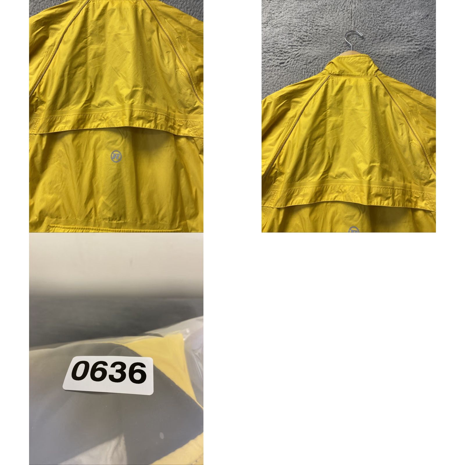 Rains Novara Jacket Mens M Yellow Cycling Windbreaker Light Water Resistant Zip Full Zip Adjustable Lightweight Wind-Resistant Regular Size US M / EU 48-50 / 2 - 8 Thumbnail