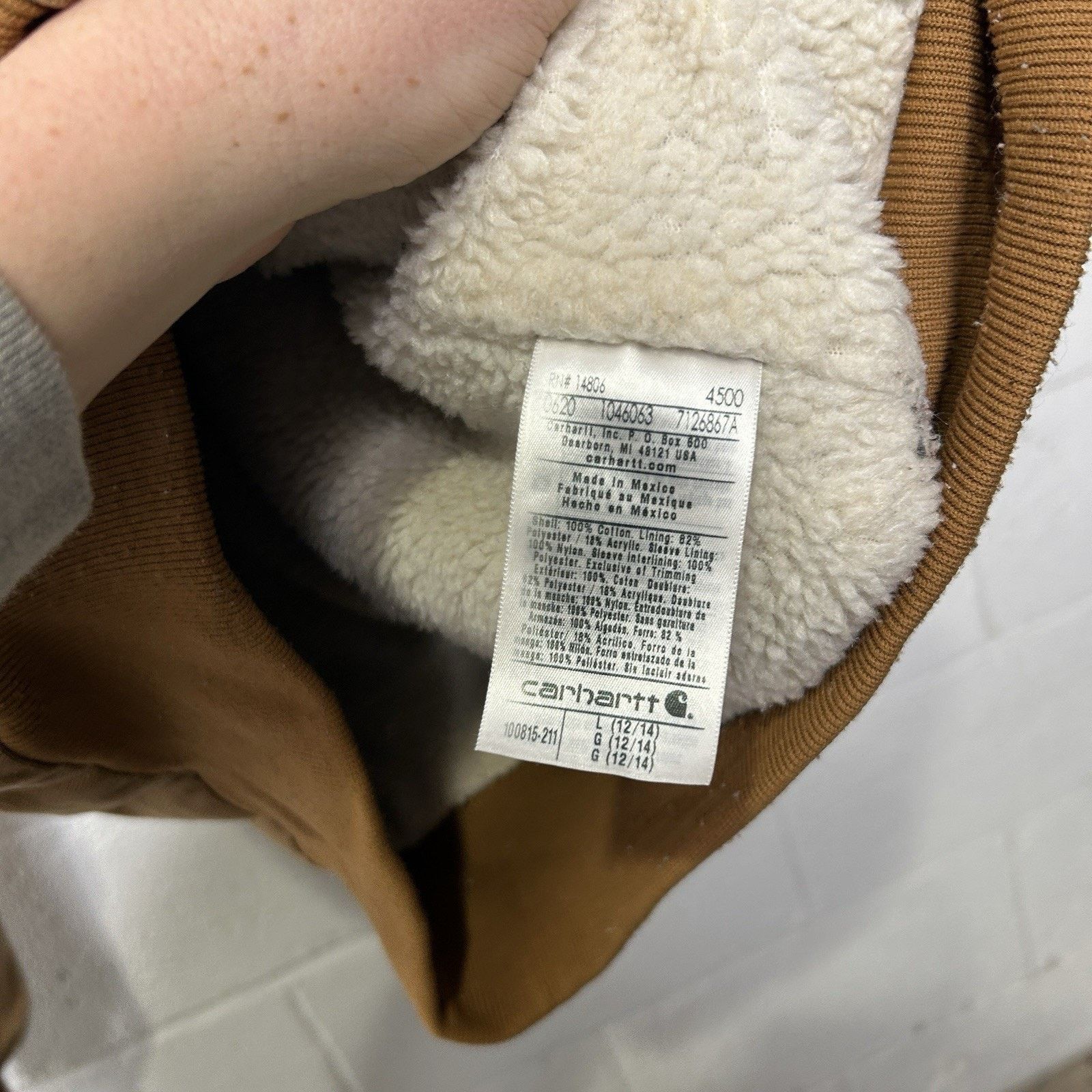 Carhartt Carhartt Sherpa-Lined Wildwood Jacket “Brown” Size L / US 10 / IT 46 - 13 Thumbnail