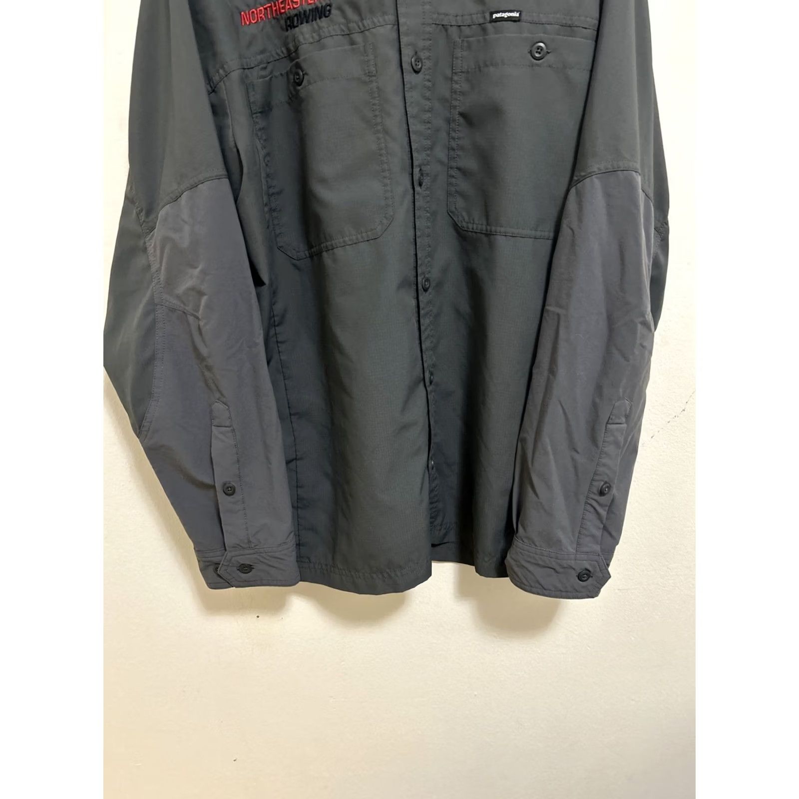 Patagonia Patagonia Shirt Mens Medium Long Sleeve Lightweight Field Gray Button-Down UV Protection Pockets Outdoor 90s? Size US M / EU 48-50 / 2 - 3 Thumbnail