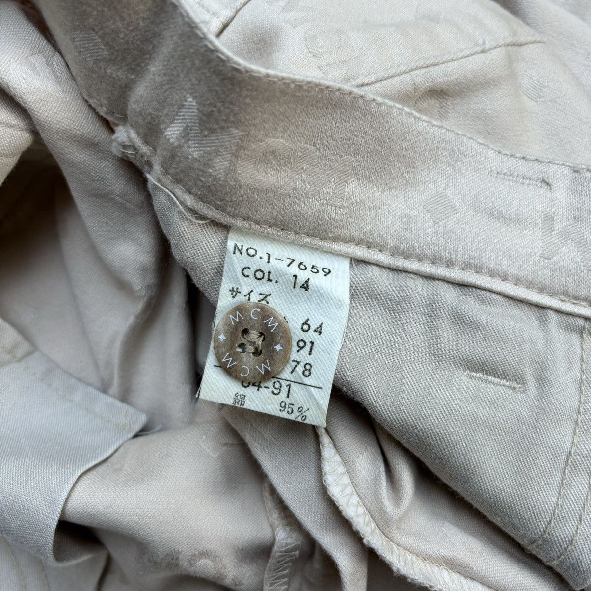 MCM Vintage Mcm Monogram Pants Size 26" / US 2 / IT 38 - 10 Thumbnail
