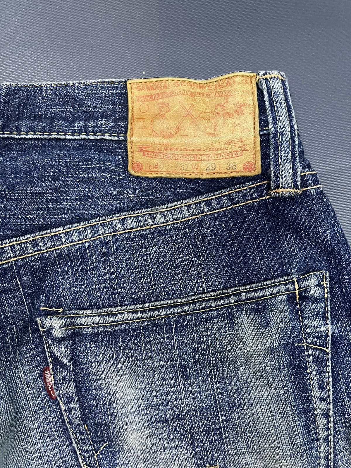 Samurai Jeans RARE SAMURAI LOT #09 15th ANNIVERSARY SELVEDGE JEANS Size US 30 / EU 46 - 4 Thumbnail