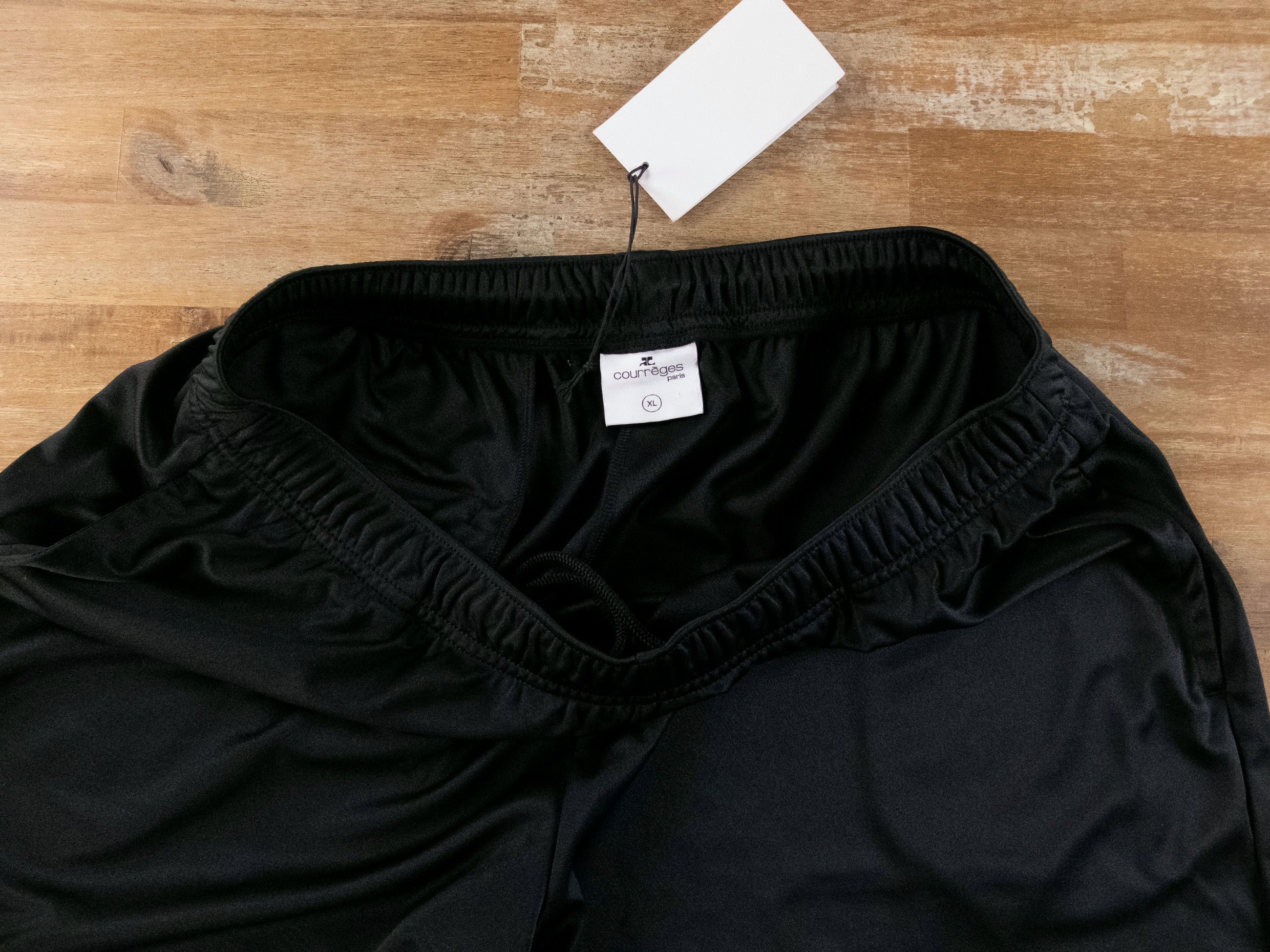 Courreges COURREGES black lycra nylon football soccer shorts XL Size US 36 / EU 52 - 7 Thumbnail