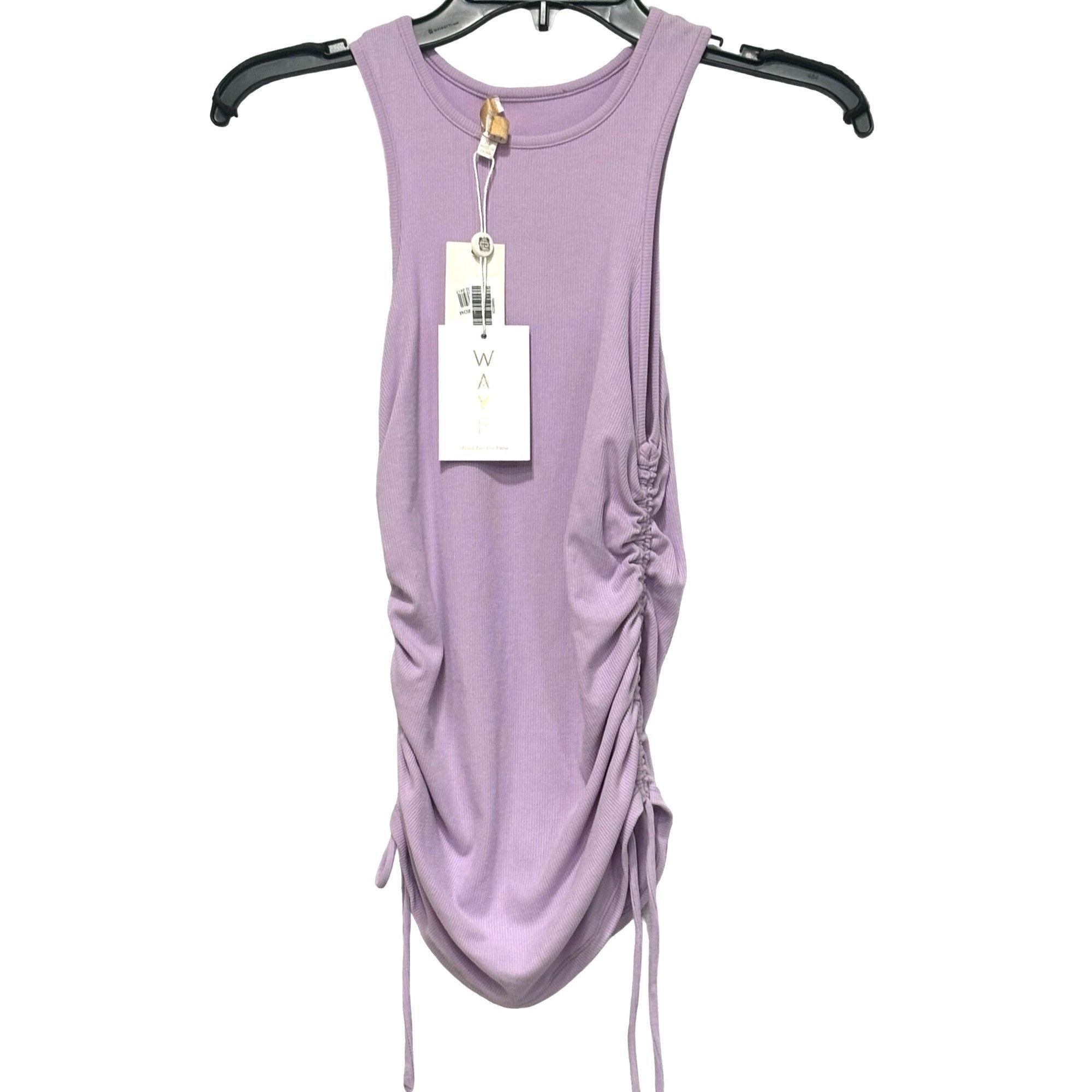 Other WAYF Jayce Ruched Racer Tank In Lavender, Sz. XS Size XS / US 0-2 / IT 36-38 - 6 Thumbnail