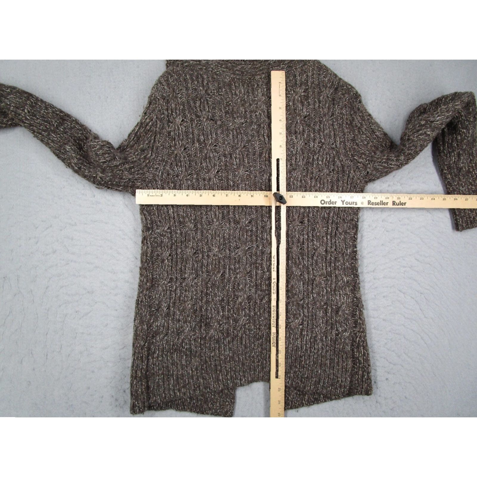 Allsaints AllSaints Sweater Womens Small Brown Ahkka Cardigan Open Front Size S / US 4 / IT 40 - 6 Thumbnail