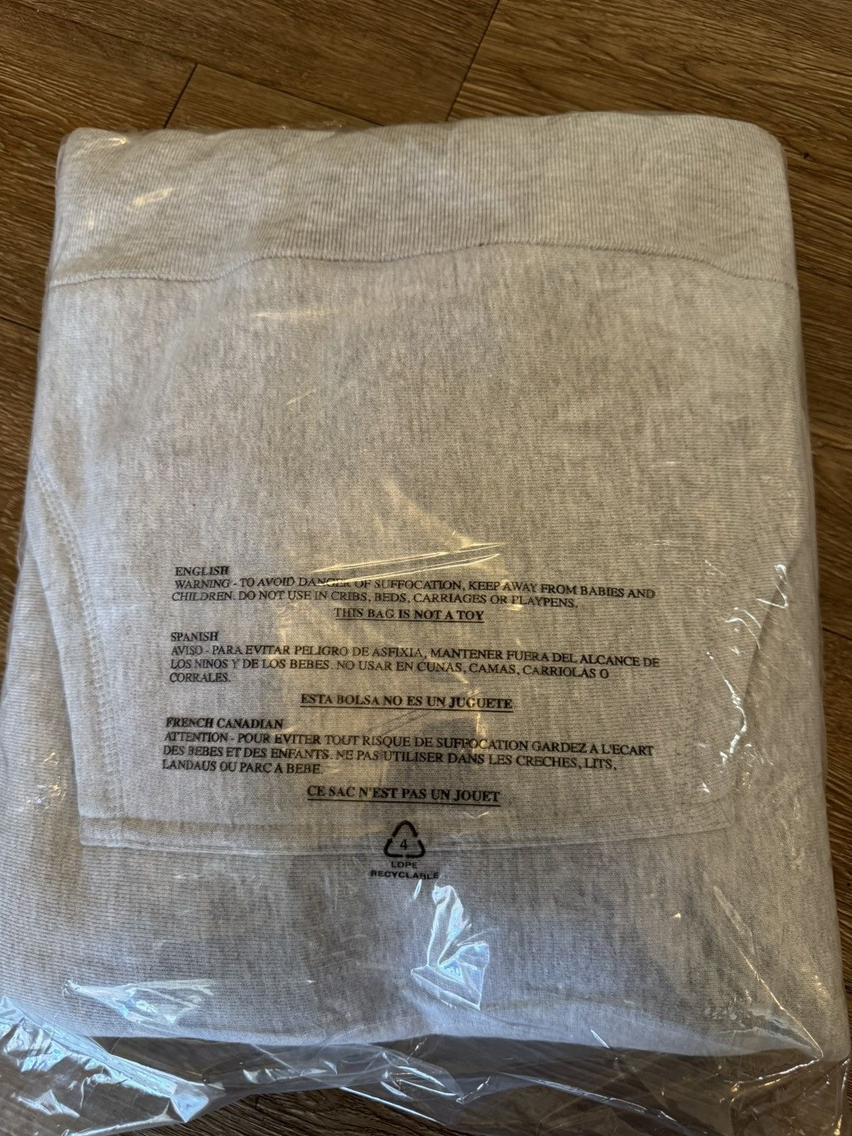 Fuck The Population FTP Flocked Logo Pullover (Heather Grey) Size US L / EU 52-54 / 3 - 4 Thumbnail
