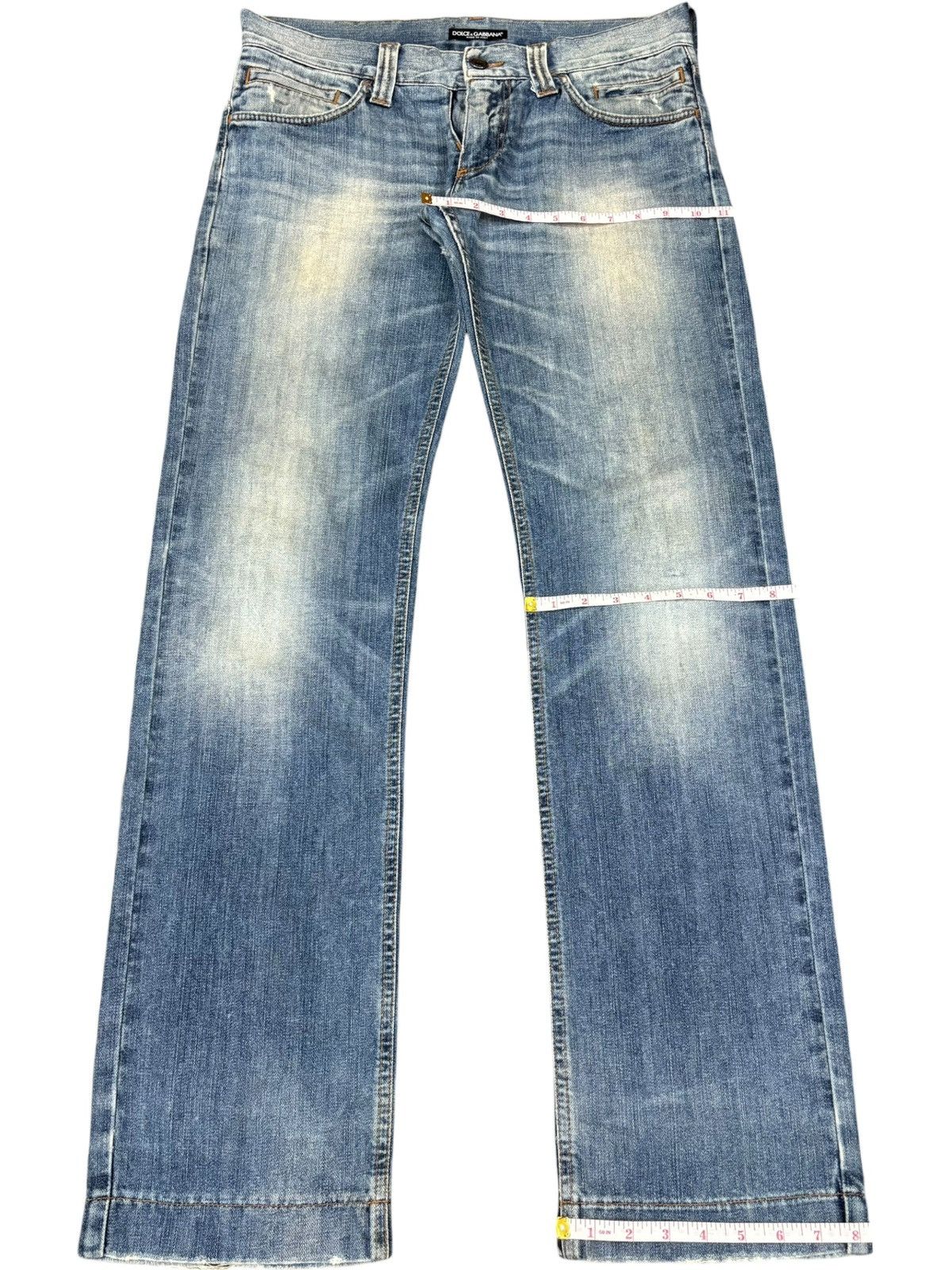 Dolce & Gabbana Vintage Italy Dolce Gabbana Mud Wash Loose Jeans Size US 35 - 14 Thumbnail