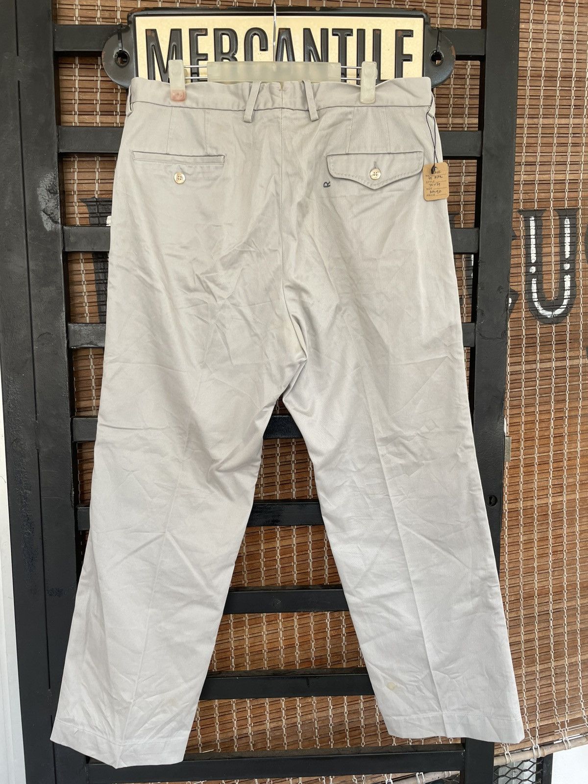 45rpm × Japanese Brand × Vintage 45rpm Studio Japan Work Cotton Pants Size US 35 - 3 Thumbnail
