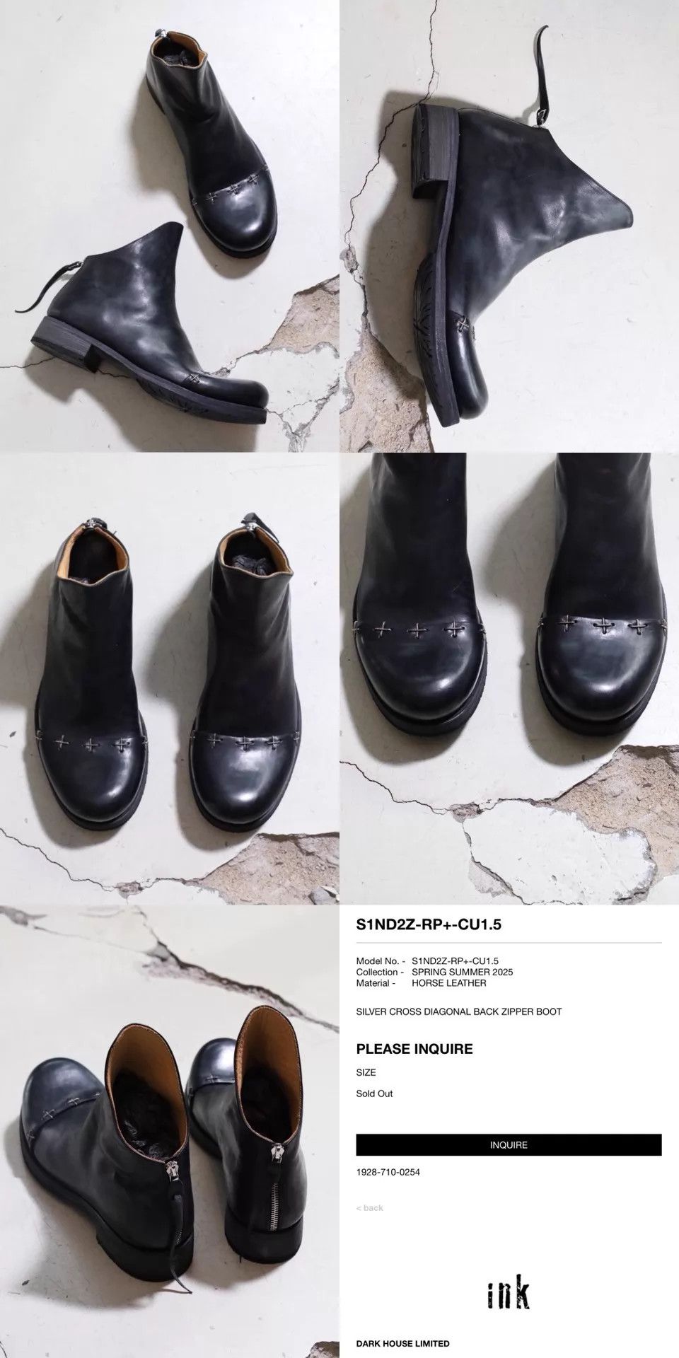 Other M.A+ Maurizio Amadei Cross Zip Horse Leather Shoe Size US 10 / EU 43 - 8 Thumbnail
