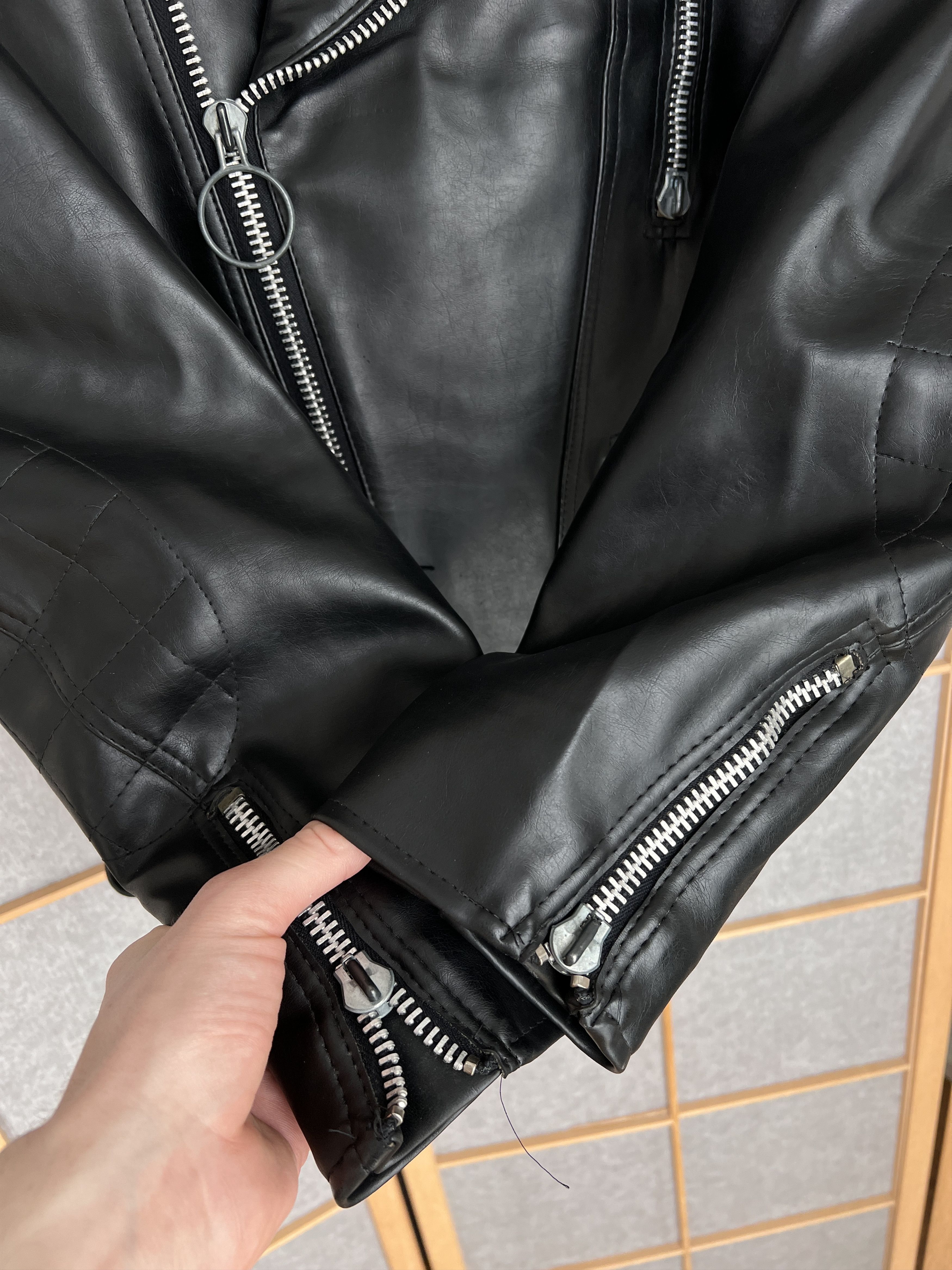 Hysteric Glamour Vegan eco leather 90s Biker jacket bomber opium avant garde Size US M / EU 48-50 / 2 - 13 Thumbnail