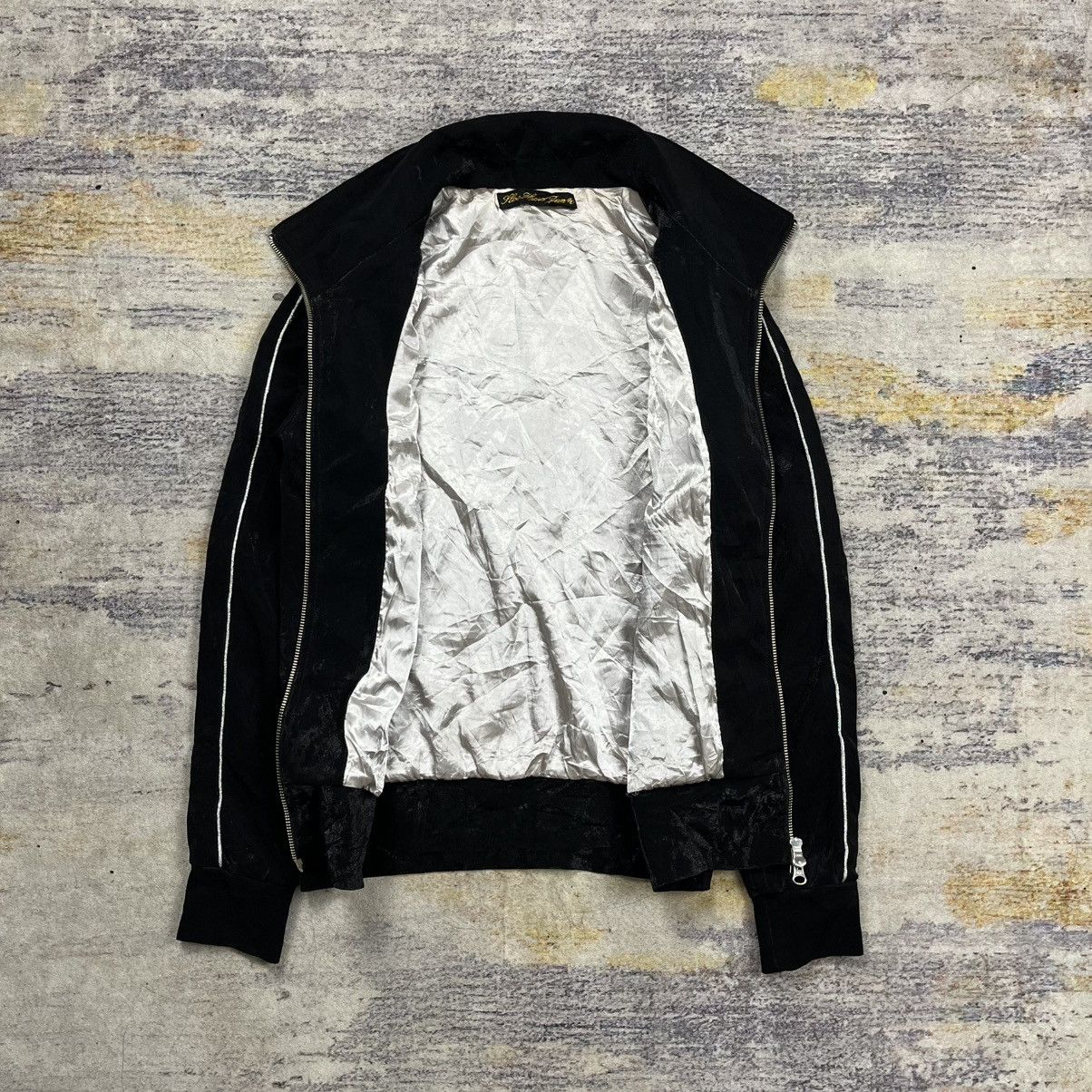 Le Grande Bleu (L.G.B.) Slow hard jam embroidery skull shimmer track jacket vkei Size US M / EU 48-50 / 2 - 10 Thumbnail
