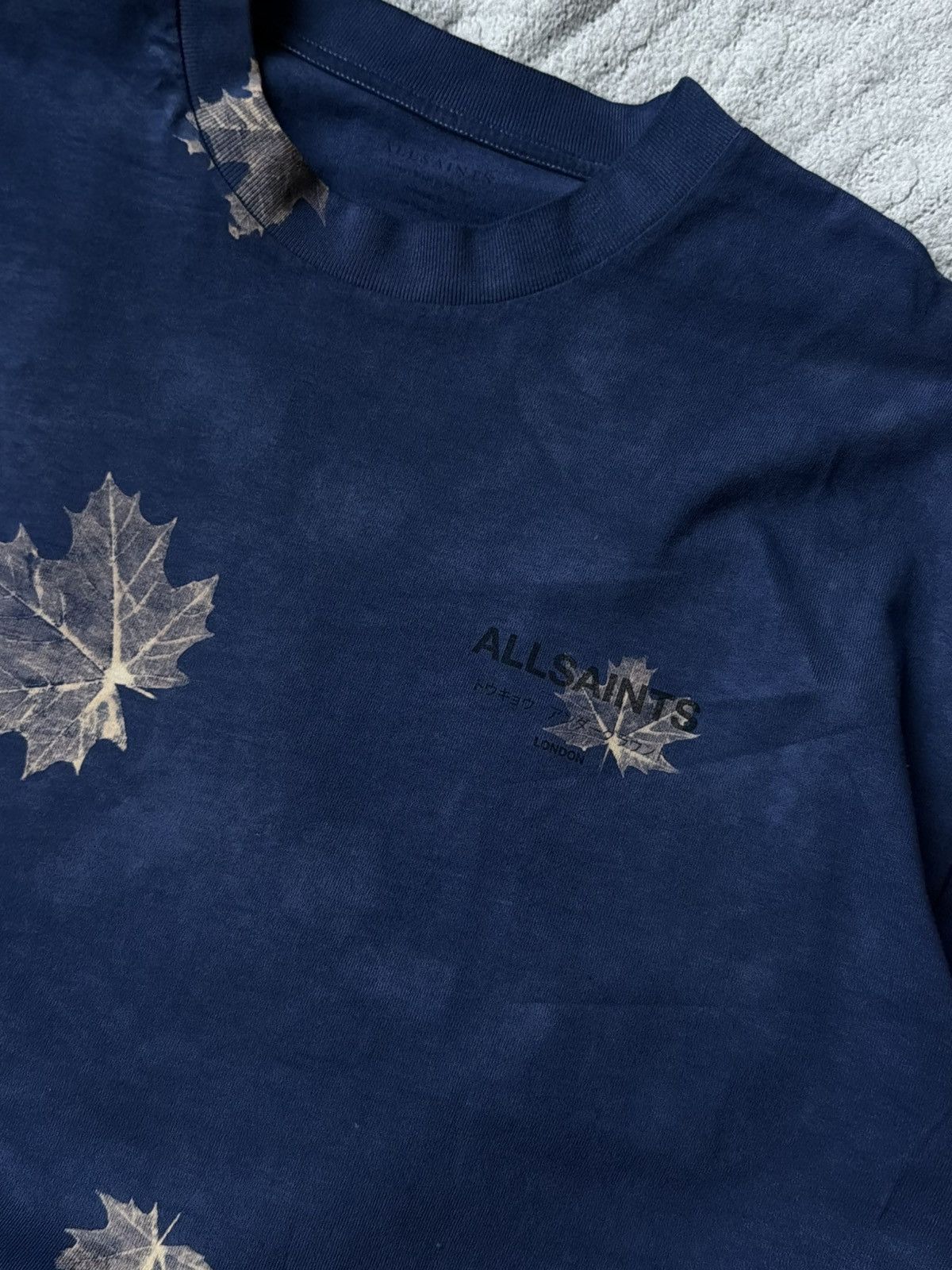 Allsaints Vintage shirt Allsaints london tee big logo large custom Size US L / EU 52-54 / 3 - 4 Thumbnail