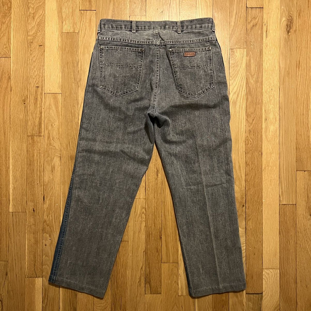 Other Vintage Cotler Made in USA Two Tone Blue Gray Jeans 30x26.5 Size US 30 / EU 46 - 1 Thumbnail