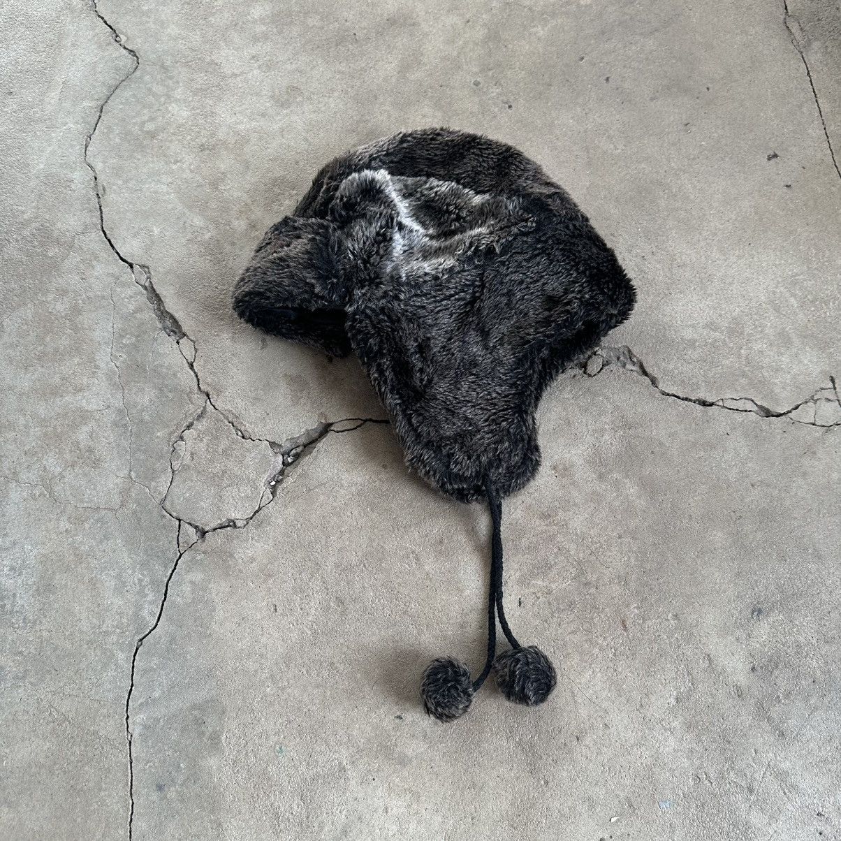 20471120 × Hysteric Glamour × Japanese Brand Vintage fuzzy USSR mohair japanese ushanka hat avant garde Size ONE SIZE - 2 Thumbnail