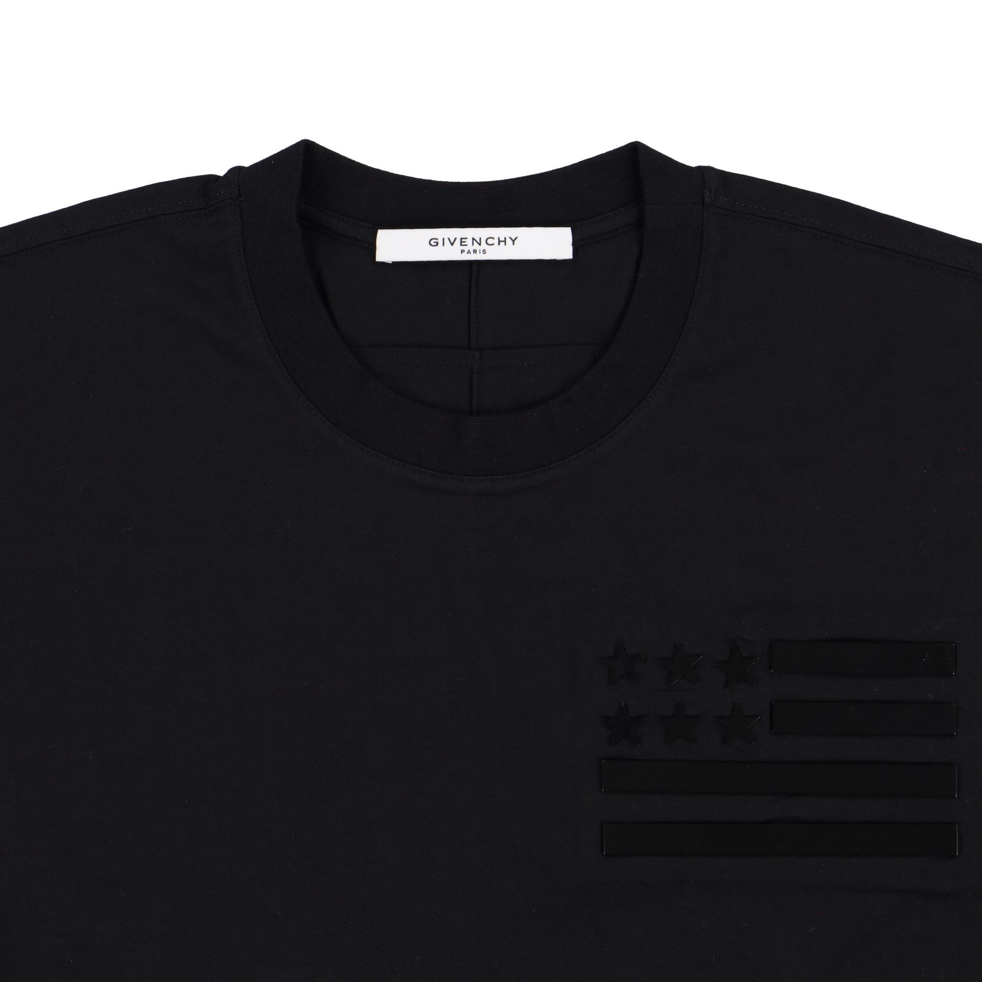 Givenchy Black Metal Flag Oversized T-Shirt Size US M / EU 48-50 / 2 - 4 Thumbnail