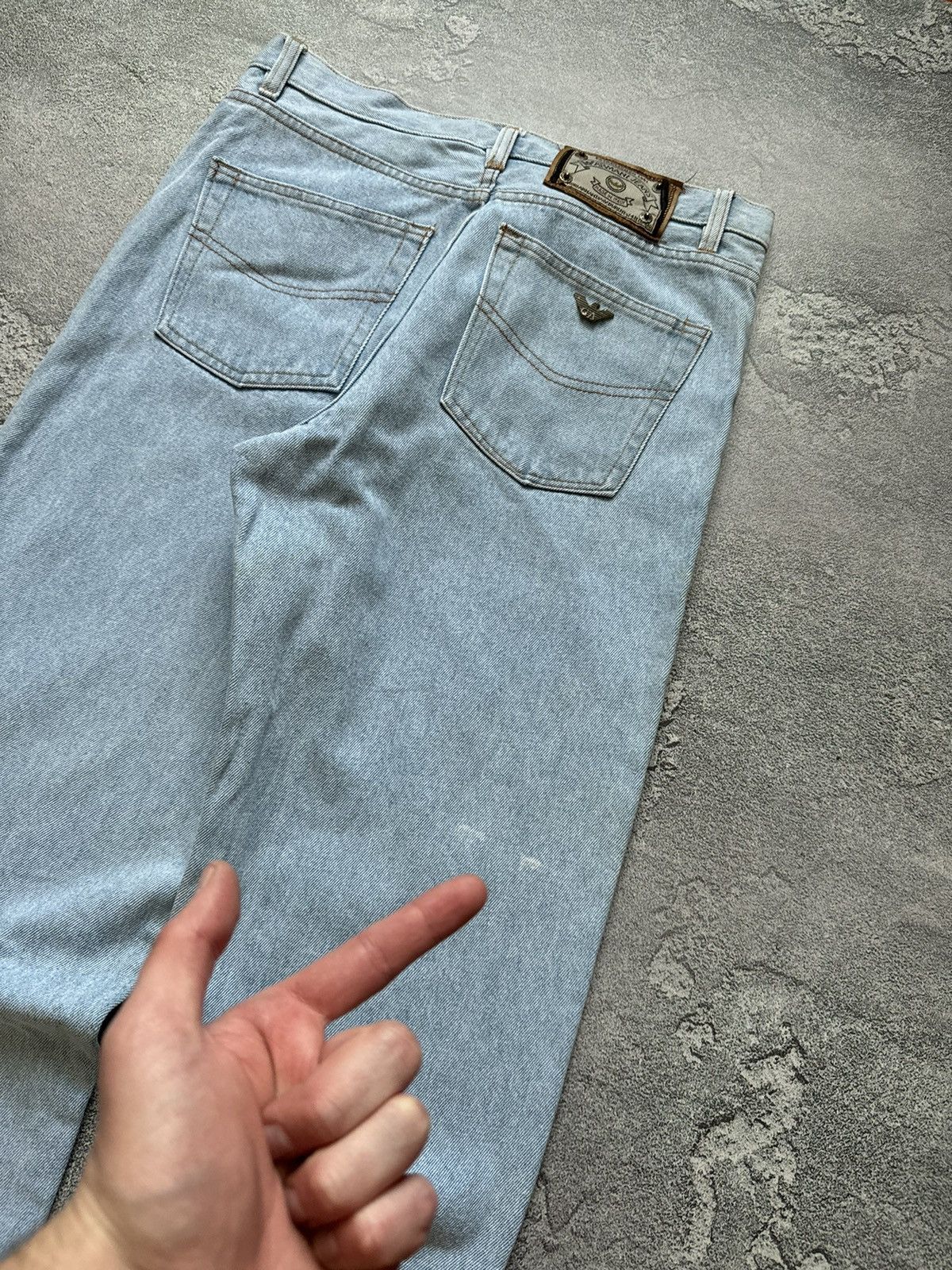 Armani × Emporio Armani × Giorgio Armani Armani Jeans 30/32 denim pant jean trouser chino vintage Size US 30 / EU 46 - 8 Thumbnail