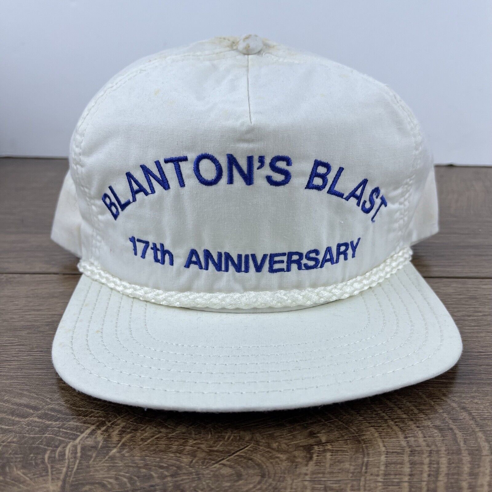 Other Blantons Blast Hat 17th Anniversary Hat White Hat Adjustable Size ONE SIZE - 2 Thumbnail