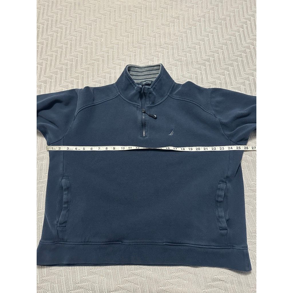 Nautica Nautica navy quarter zip pullover size L Size US L / EU 52-54 / 3 - 5 Thumbnail