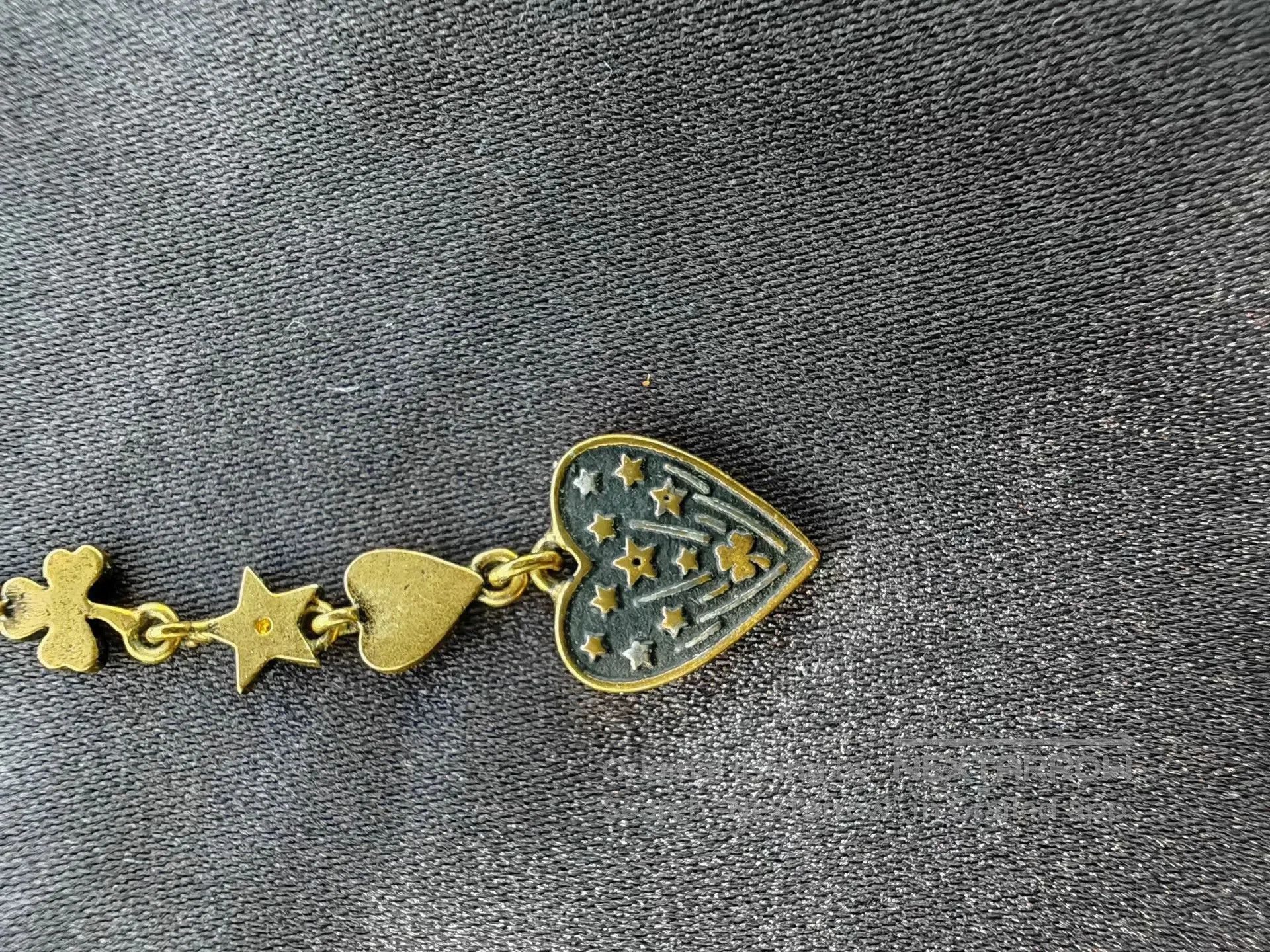 Dior Dior Asymmetric Tassel Heart Star Earrings. Size ONE SIZE - 5 Thumbnail