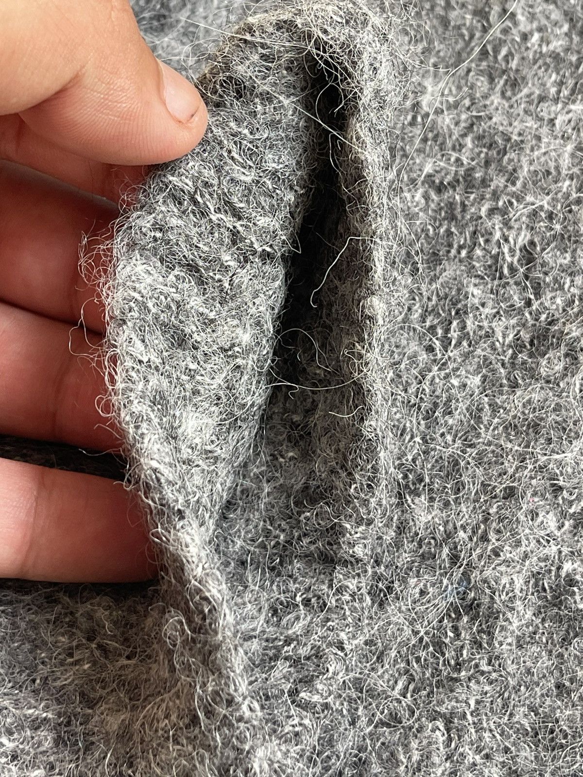 Japanese Brand Plantation Mohair High Neck Sweater Boxy Issey Miyake Size M / US 6-8 / IT 42-44 - 4 Thumbnail