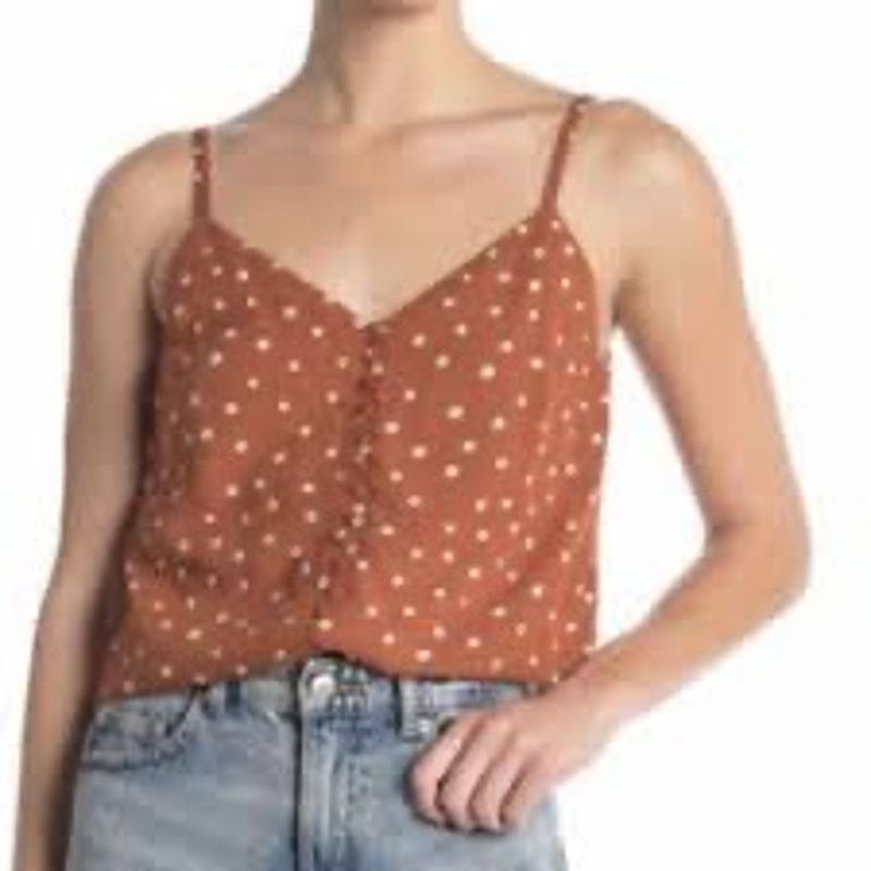Madewell Madewell Burnt Clay Polka Dot Cami Tank Size 4 Size S / US 4 / IT 40 - 7 Thumbnail