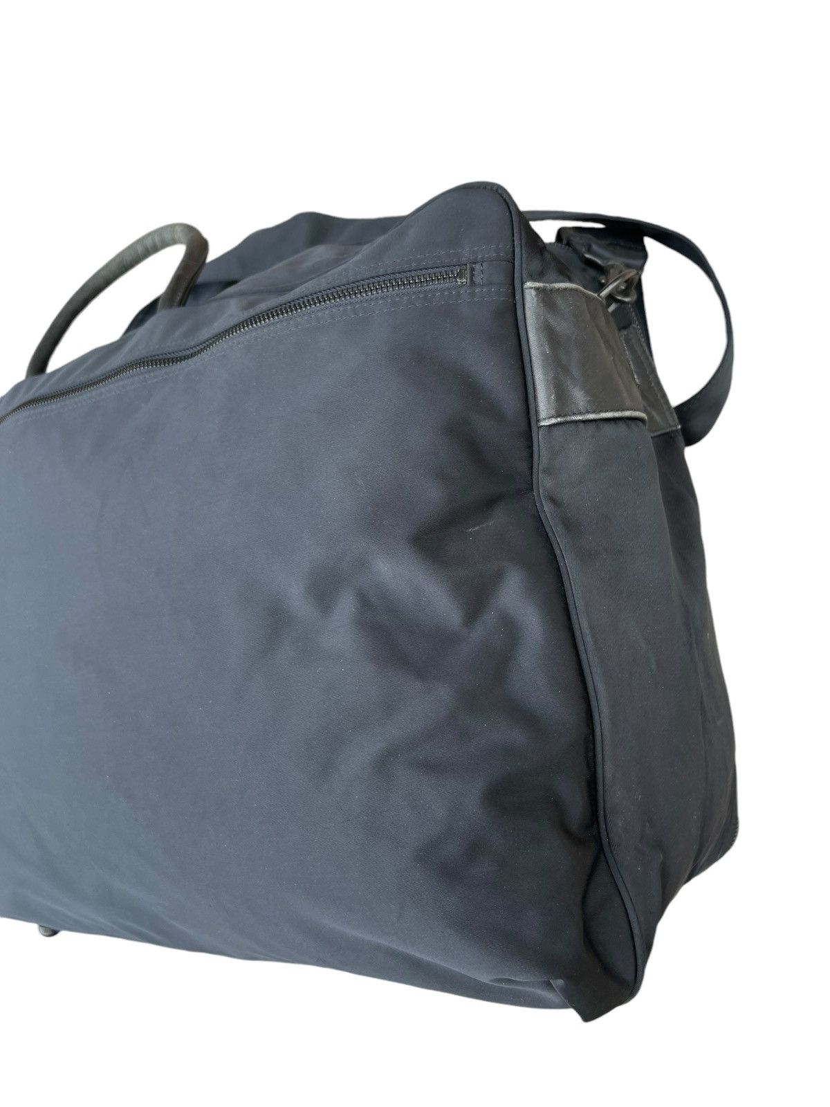 Barneys New York Vintage 90s Barneys New York Leather Nylon 2 Way Bag Huge Size ONE SIZE - 12 Thumbnail