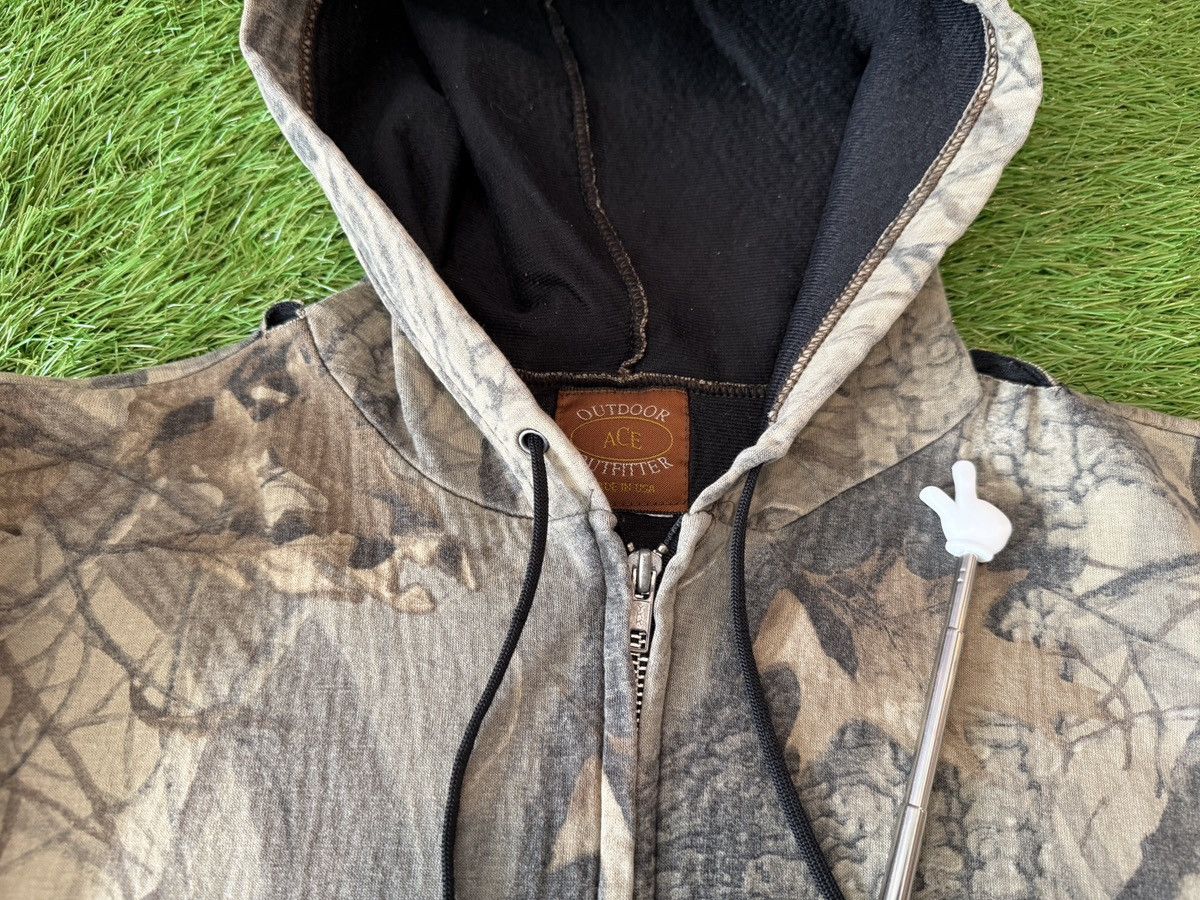 Realtree Ace 90s USA Made Realtree Woods Camouflage Full Zip Jacket Size US XL / EU 56 / 4 - 5 Thumbnail