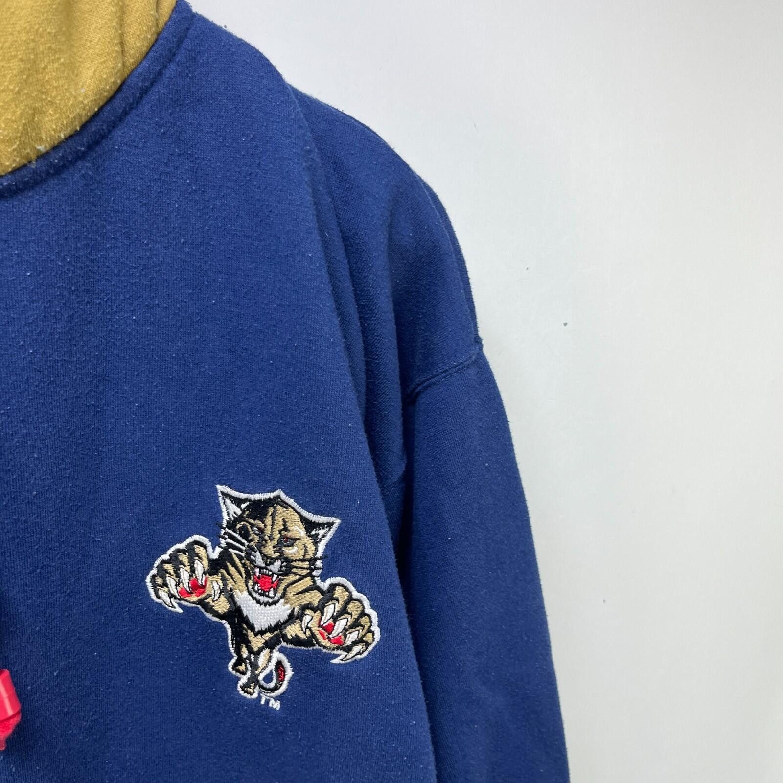 Starter Vintage 90s Starter Florida Panthers Double Hood Hoodie Size ONE SIZE - 3 Thumbnail