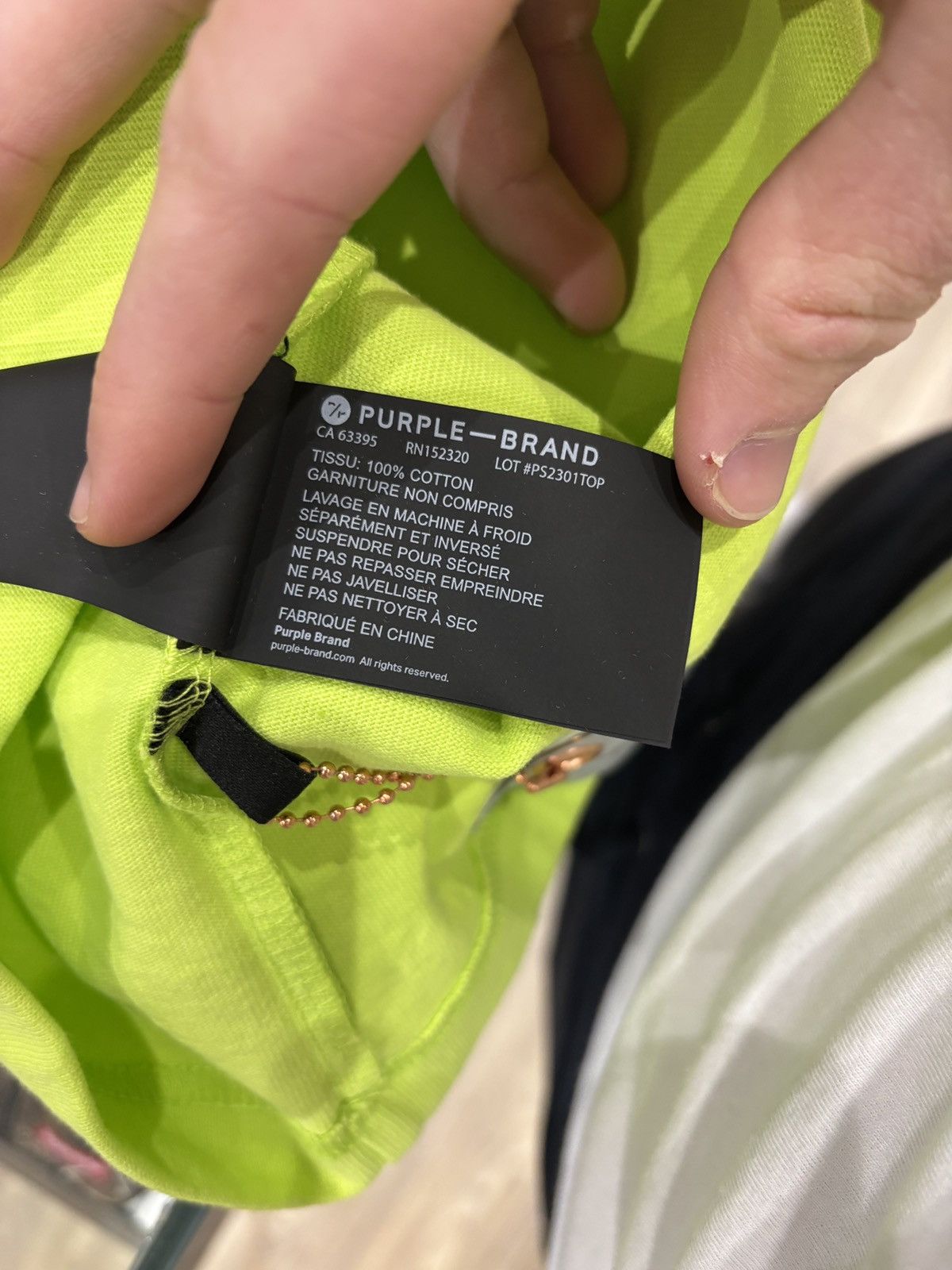 Purple Brand Purple Brand Heavy Jersey Shirt Oversized Green Size: XXL Size US XXL / EU 58 / 5 - 5 Thumbnail