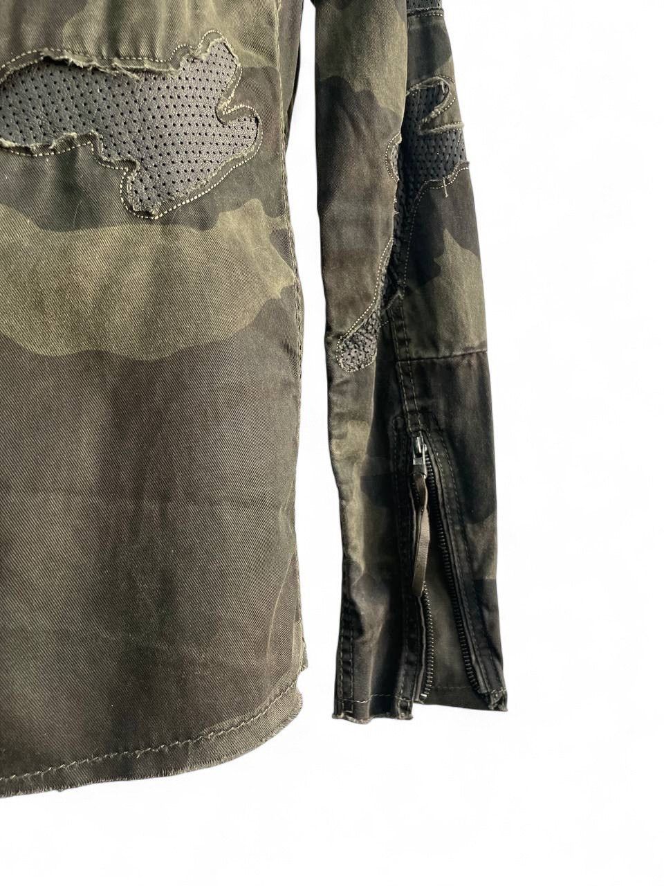 14th Addiction PPFM style camo military jacket distressed patchwork y2k Size US M / EU 48-50 / 2 - 10 Thumbnail