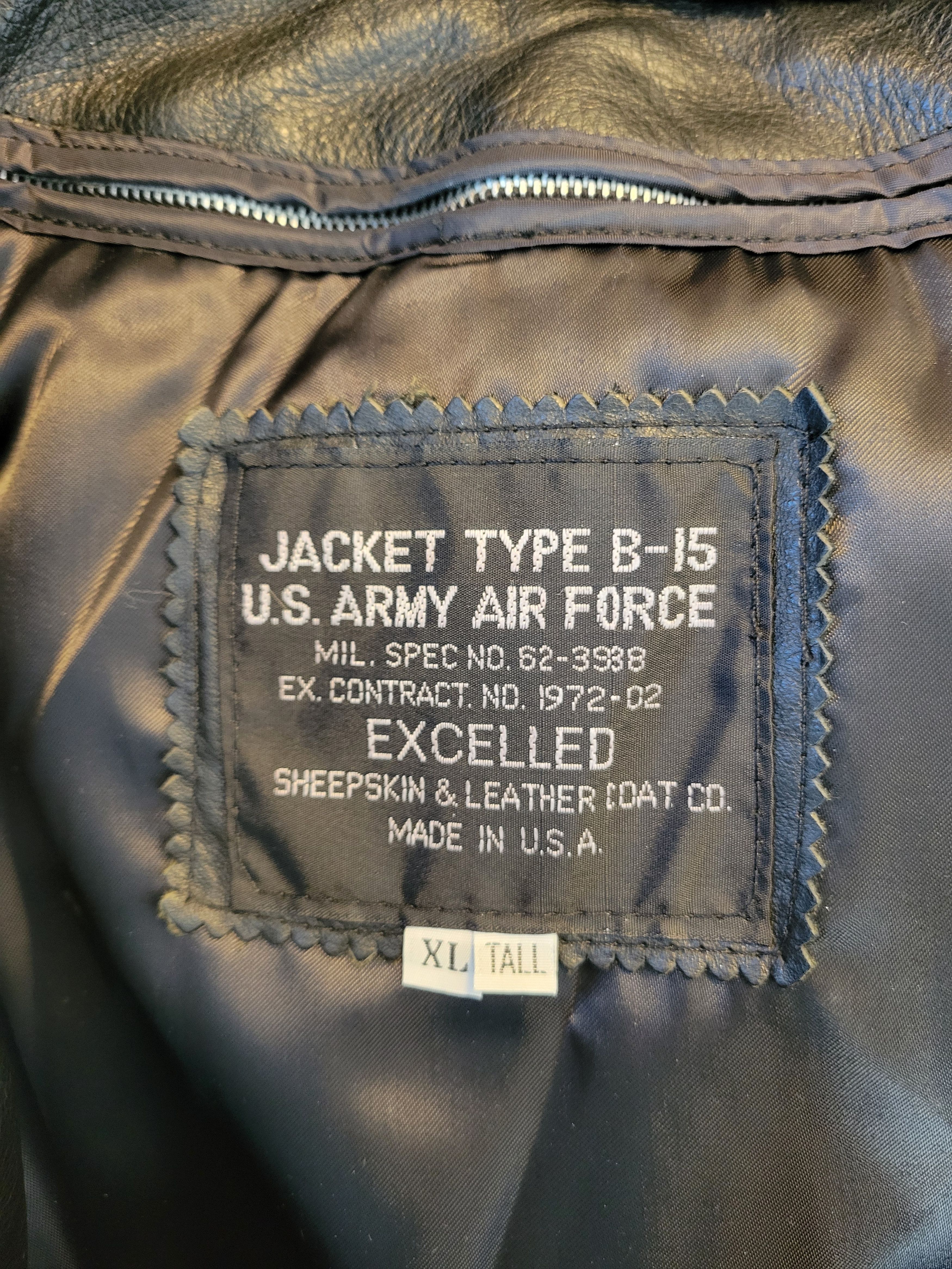 Excelled B-15 bomber jacket Size US XL / EU 56 / 4 - 4 Thumbnail