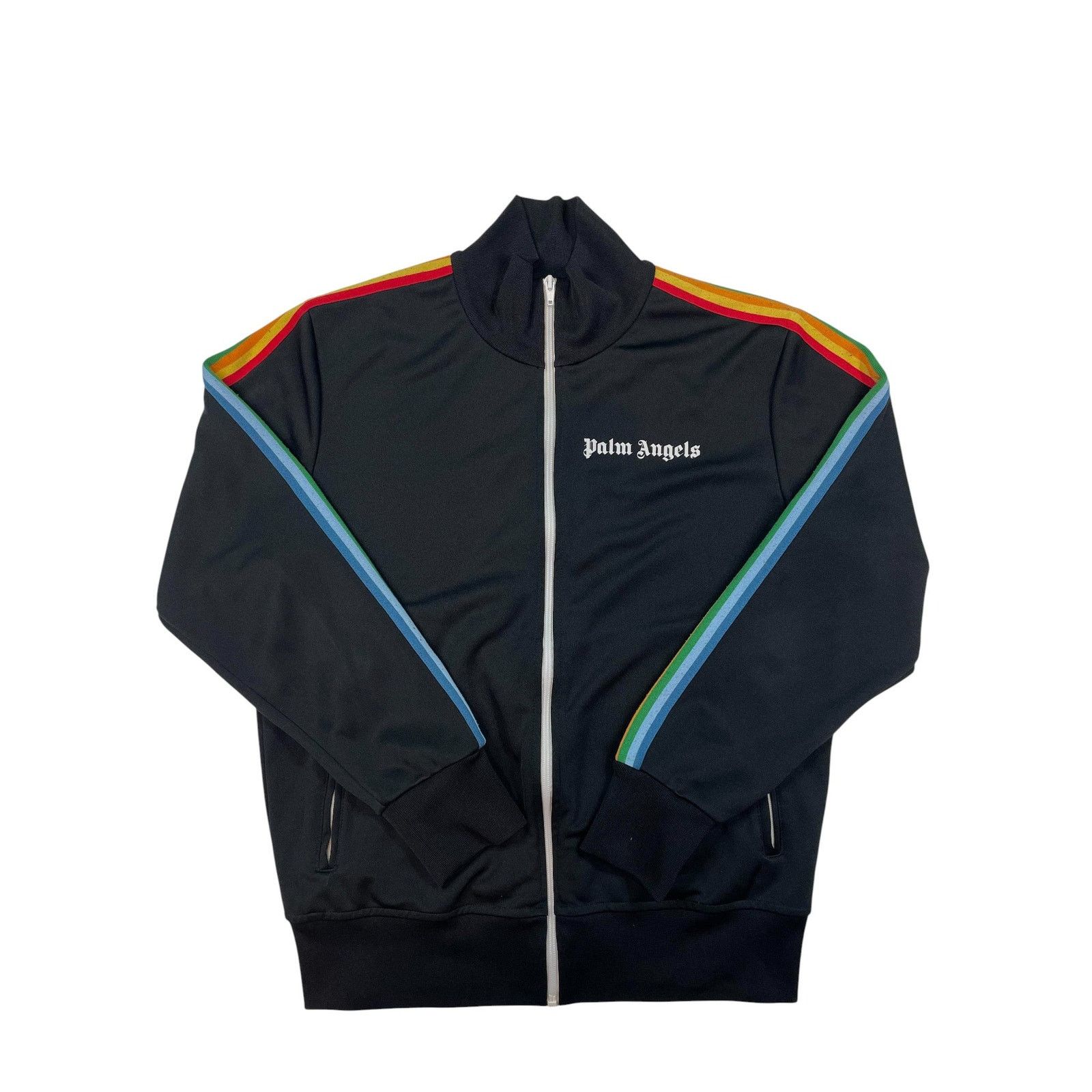 Palm Angels Black Multi Zip Up